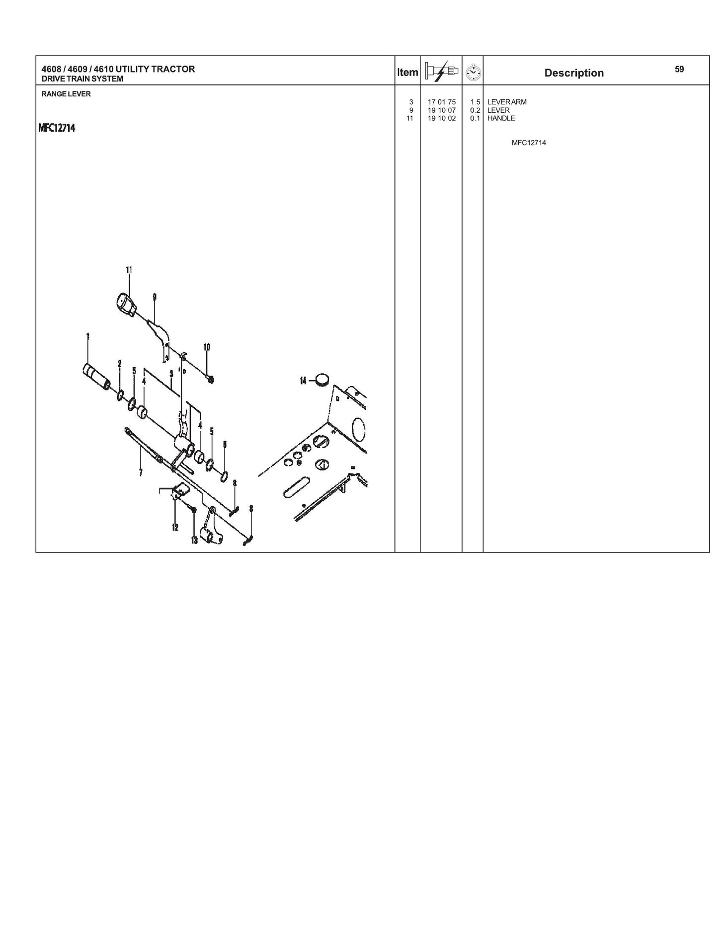 AGCO 4608 4609 4610 Tractor Repair Time Schedule 4283520M2