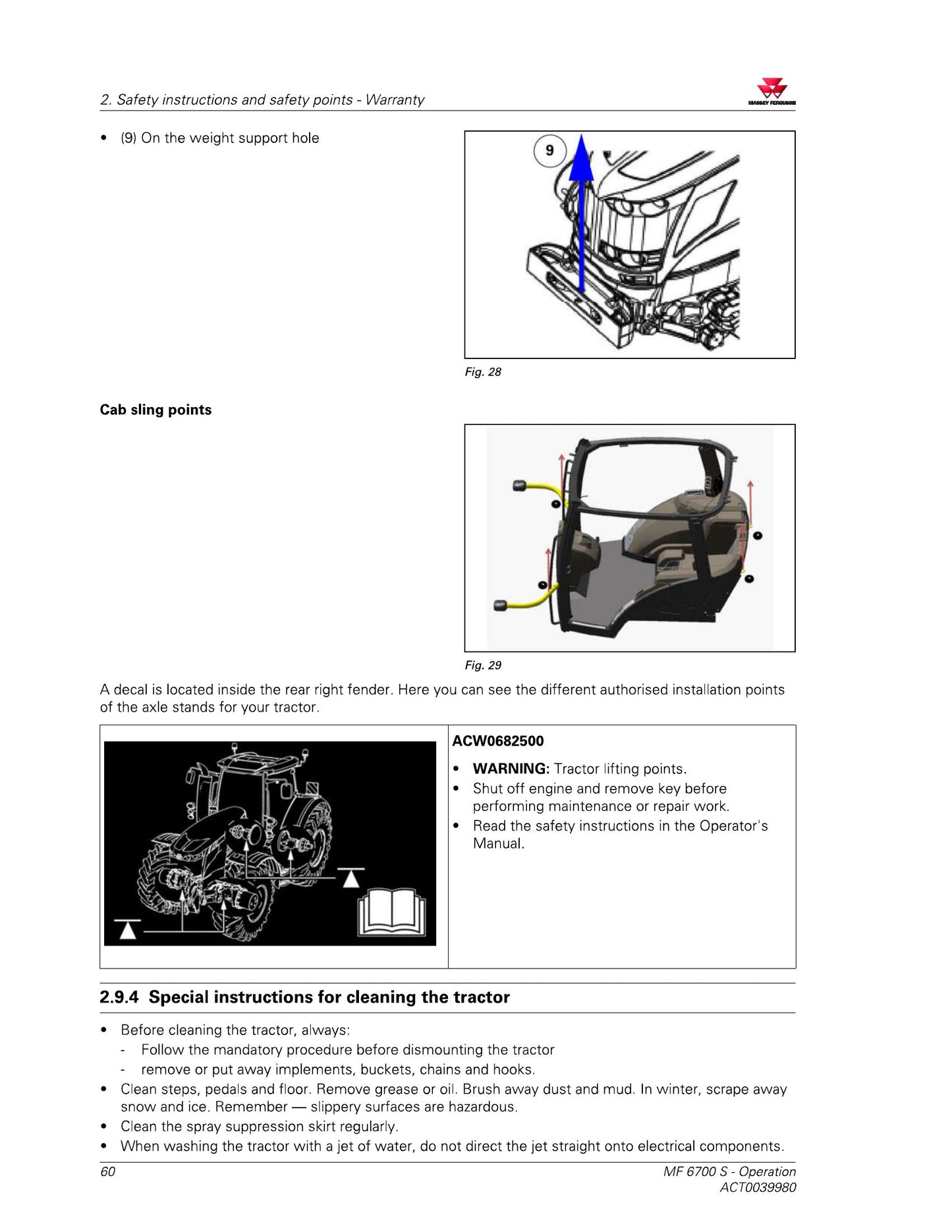 MASSEY FERGUSON MF6713 S MF6714 S MF6715 S MF6716 S MF6718 S MF6700 S Tractor Factory Workshop Operator Manual