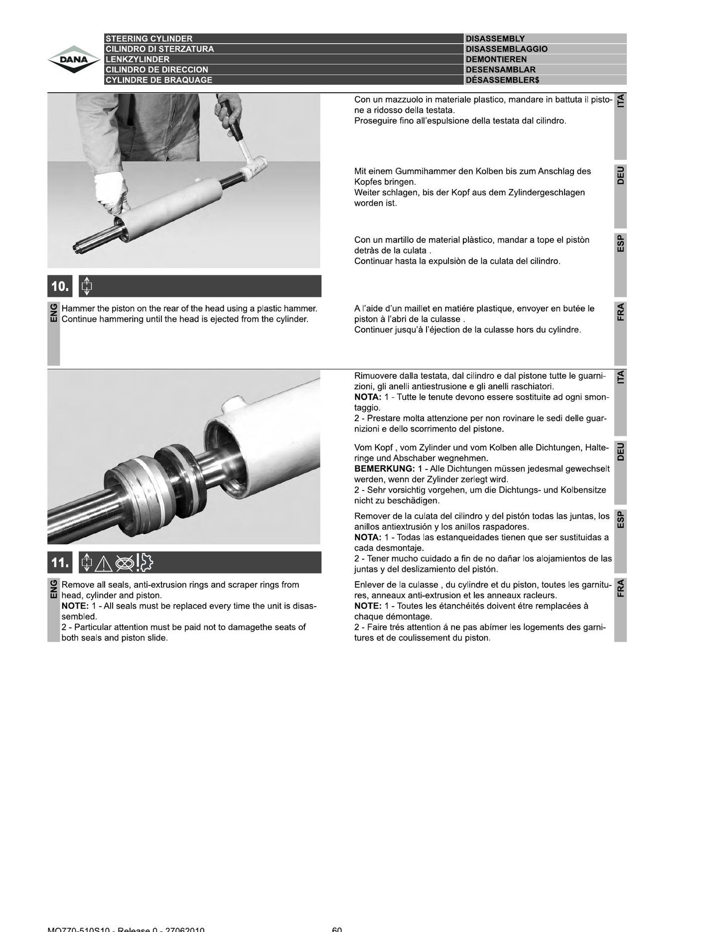 SPICER Steering Axle Maintenance and Factory Workshop Repair Manual MO770-510510