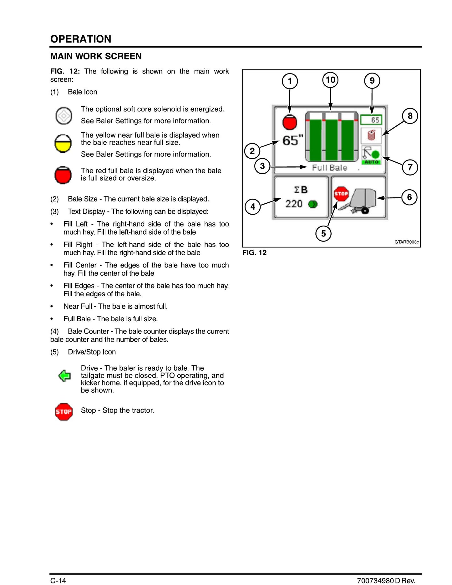 MASSEY FERGUSON 2846 2846A 2856 2856A Round Baler Factory Workshop Operator Manual (EN)