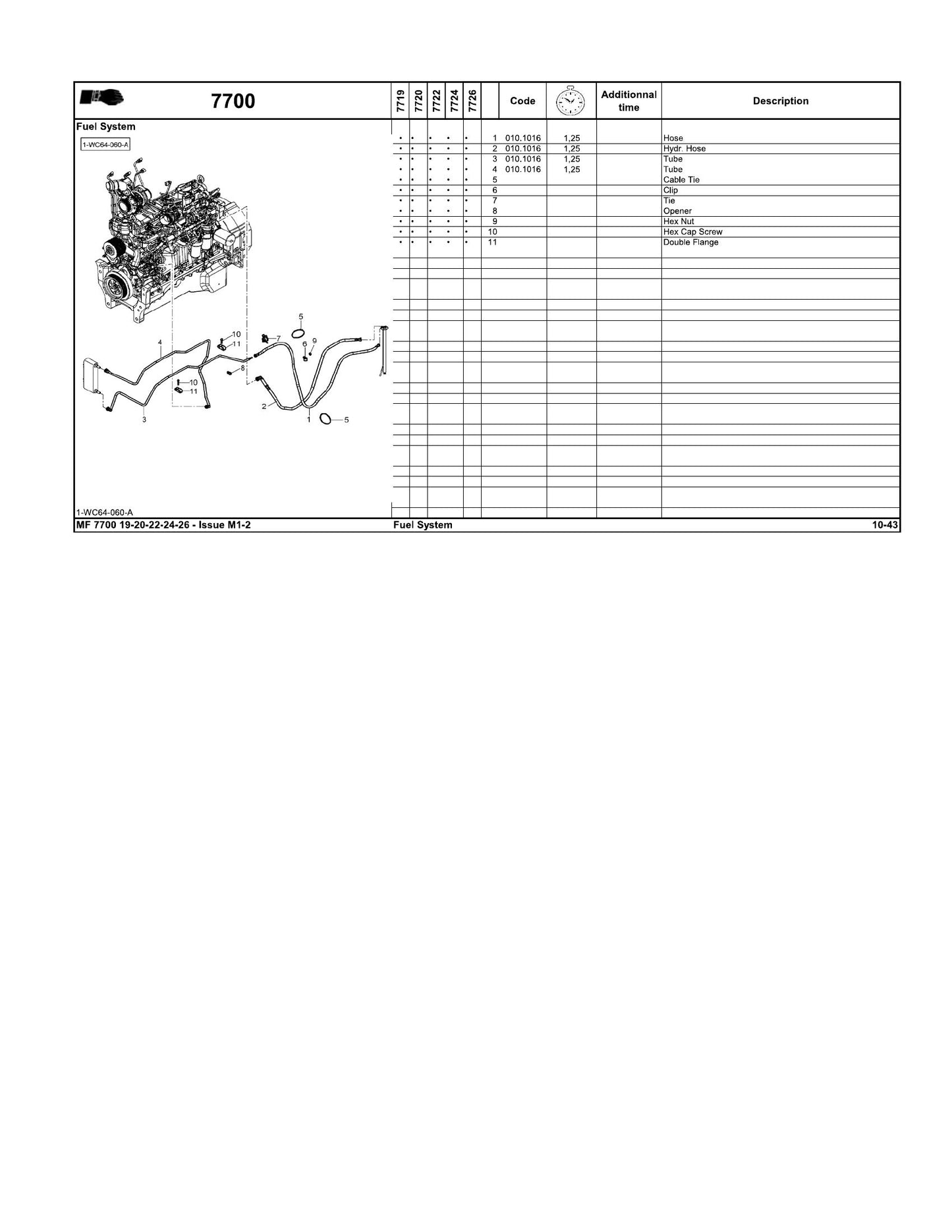MASSEY FERGUSON MF 7700 Tractor Factory Workshop Operator Manual ACT061387