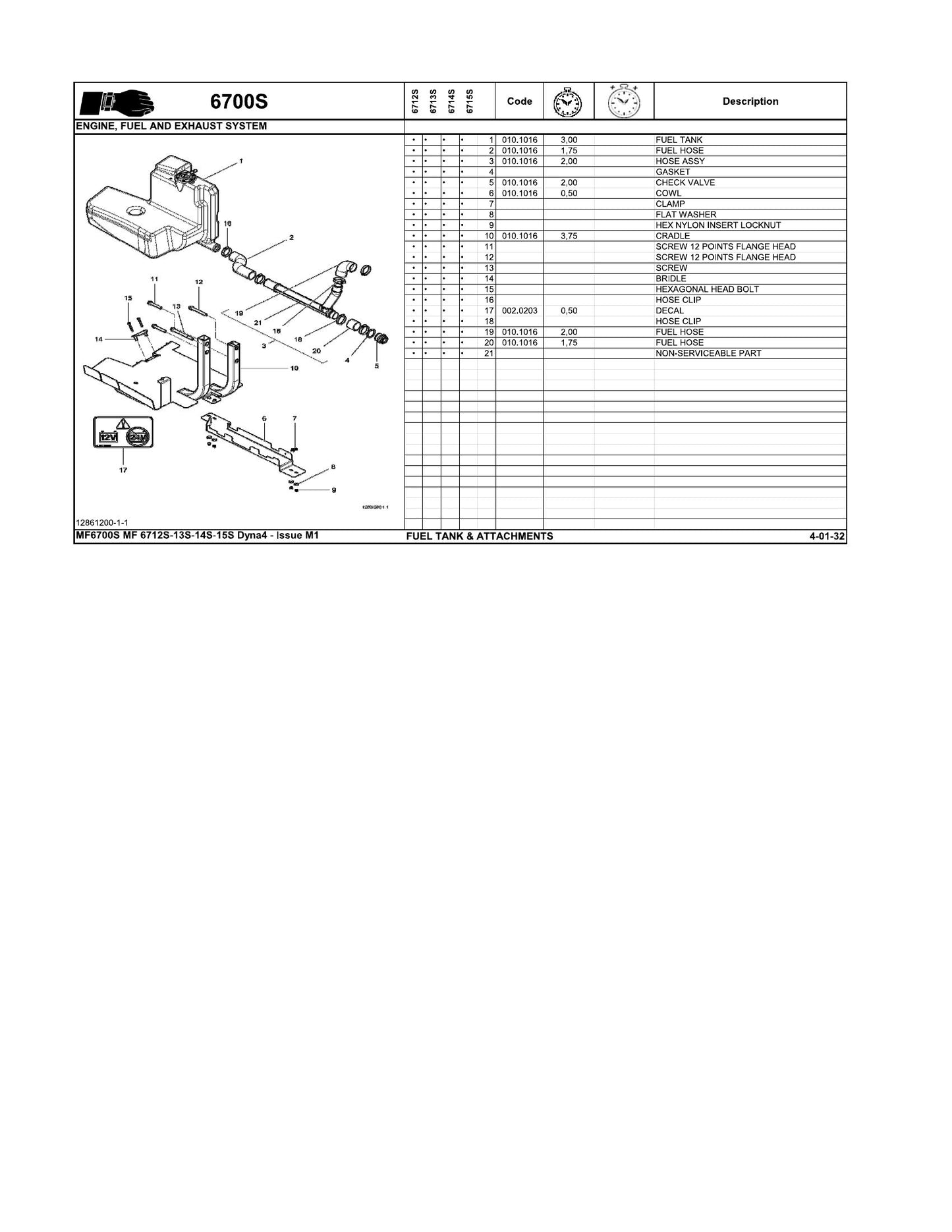 MASSEY FERGUSON MF 6700 RTS Tractor Factory Workshop Operator Manual ACT003160