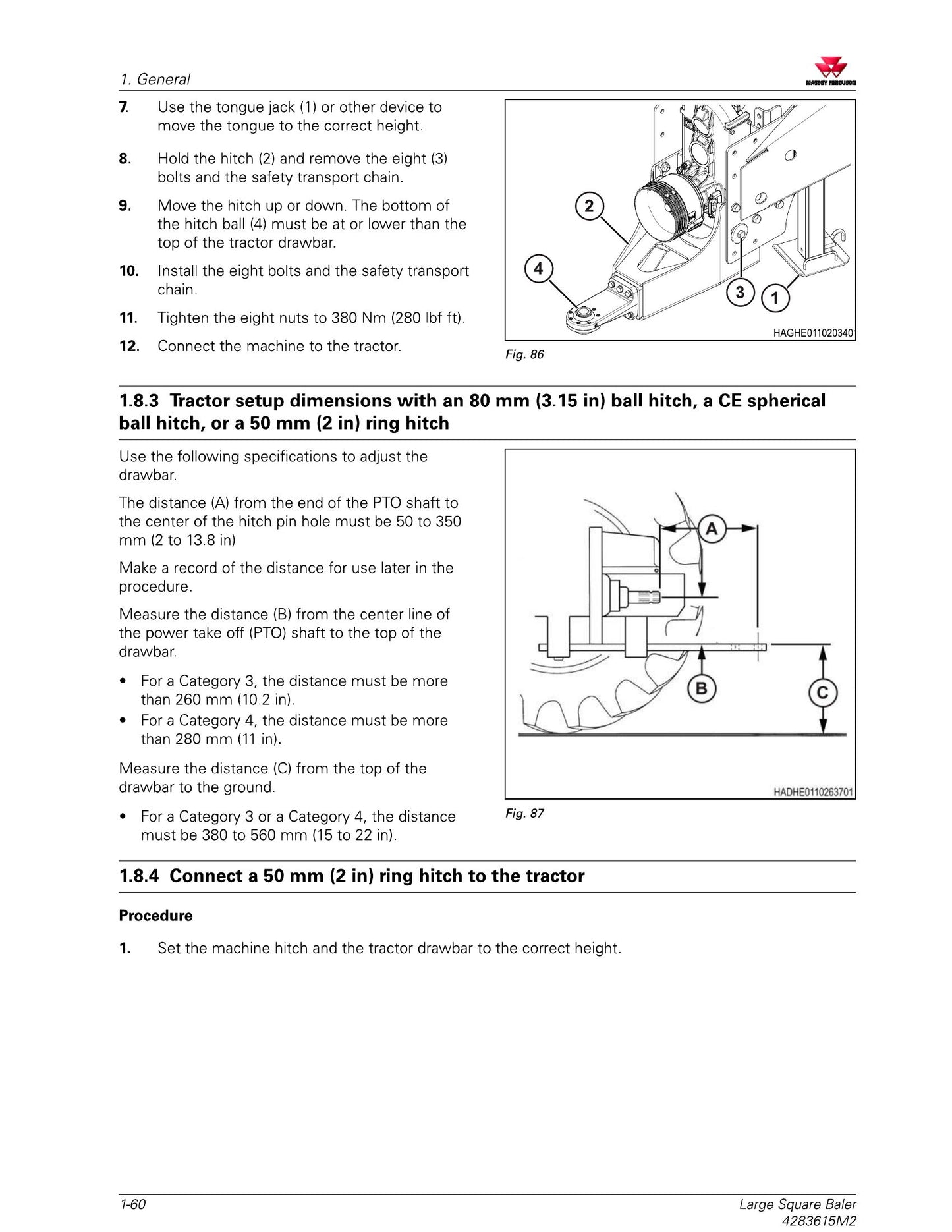 MASSEY FERGUSON 2370 Ultra HD Large Square Baler Workshop Factory Workshop Service Manual