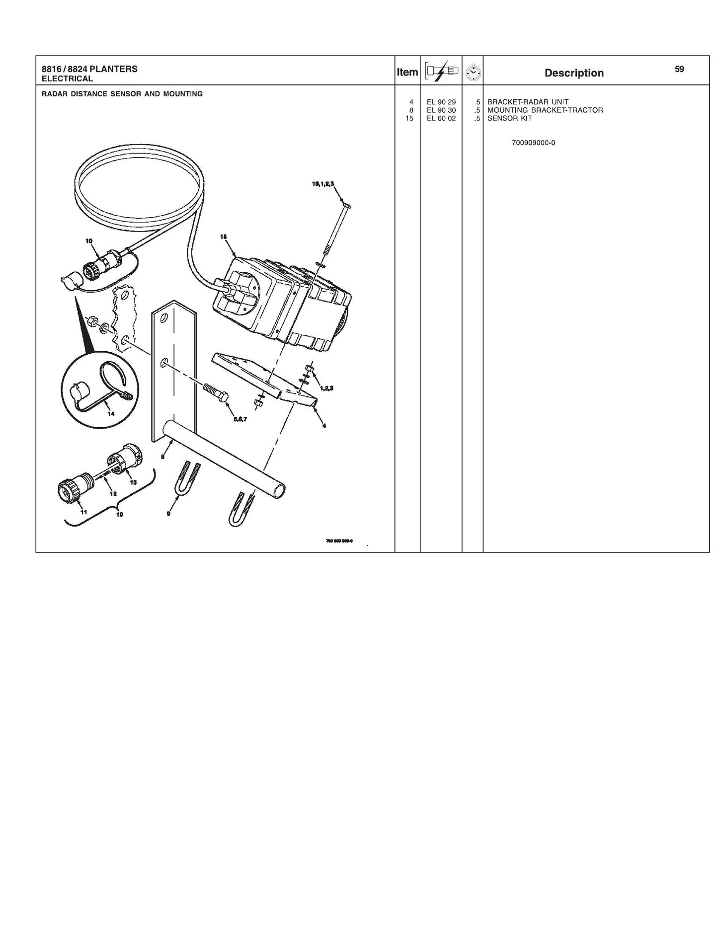 AGCO 8816 8824 Planter Repair Time Schedule 4283393M1
