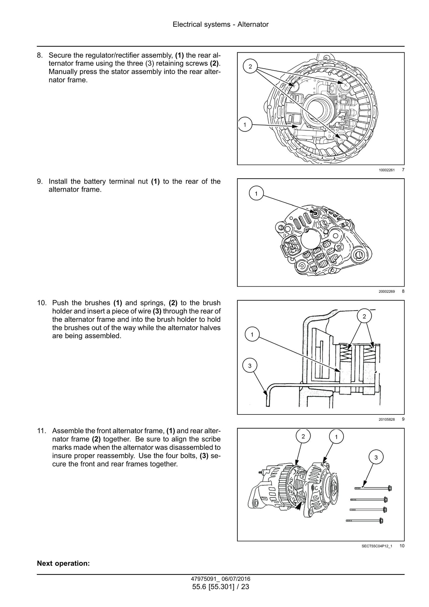 New Holland Boomer 40D CVT Boomer 45D CVT Boomer 50D CVT Compact Tractor Factory Workshop Service Manual 48001043
