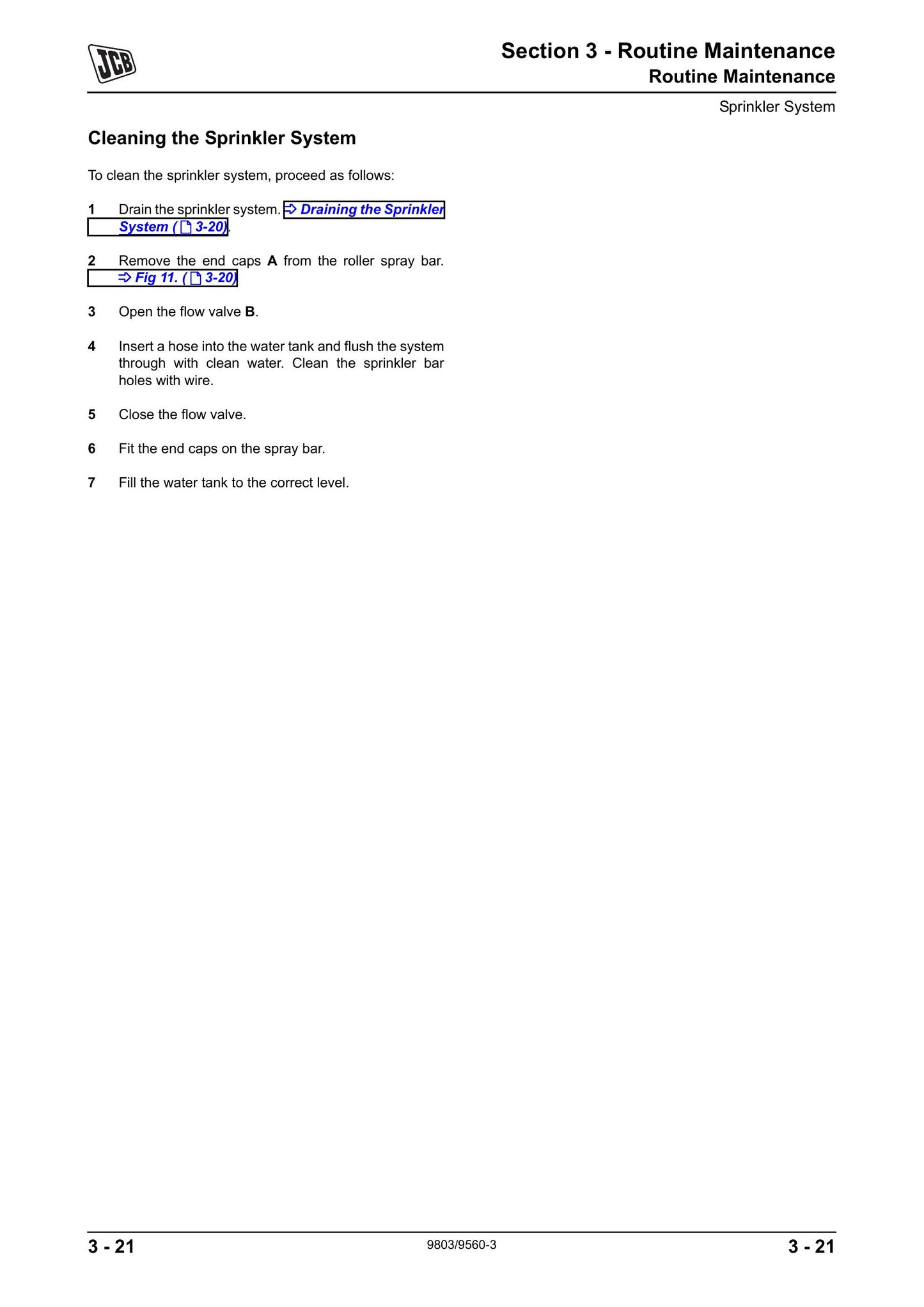 JCB VMS 55 Vibromax Roller Factory Workshop Service Manual 9803/9560-3
