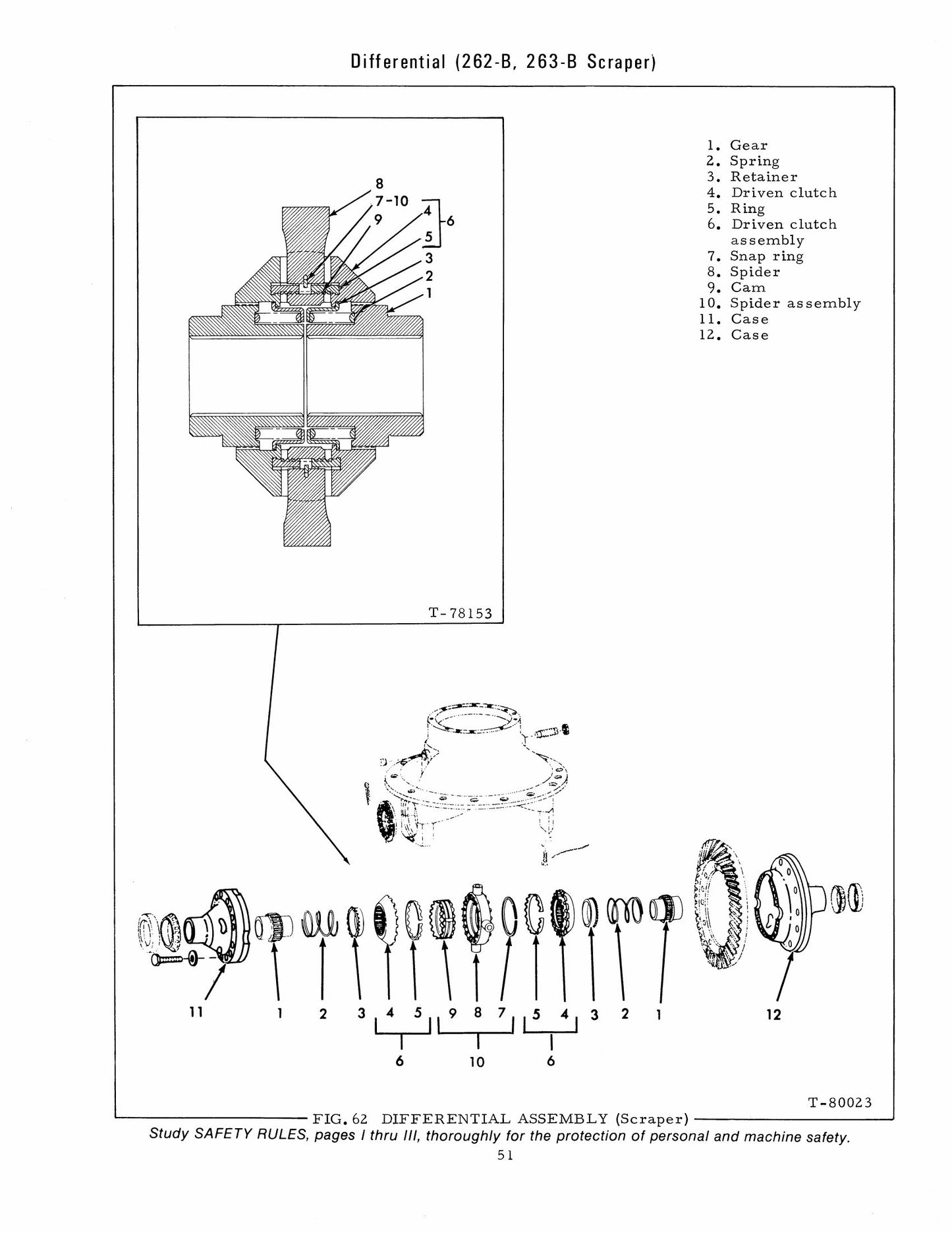 FIATALLIS 260-B 262-B 261-B 263-B Tractor Scrapers Factory Workshop Service Manual 73112420
