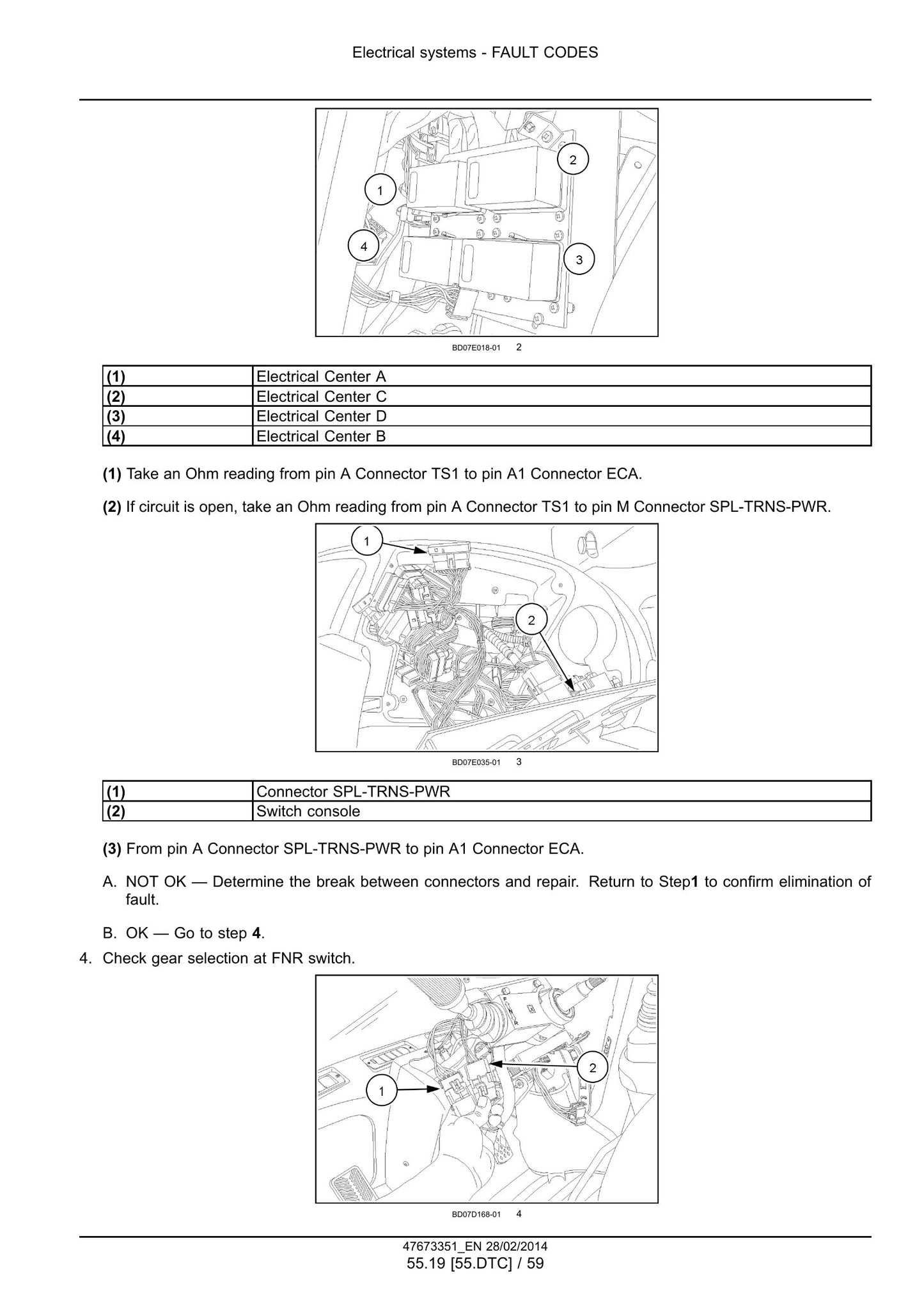 New Holland W190C W230C Wheel Loader Factory Workshop Service Manual 47865326