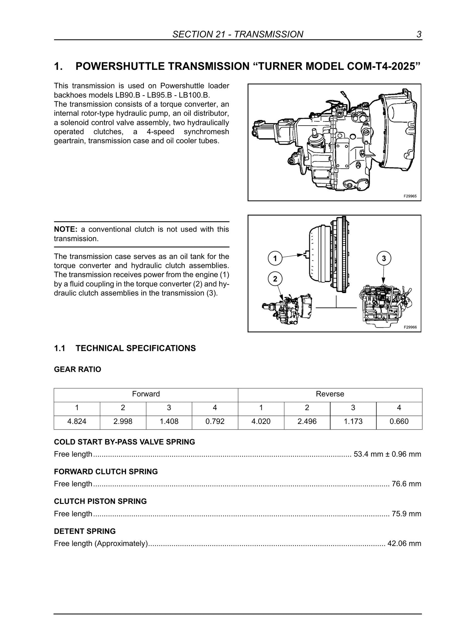 NEW HOLLAND LB90.B LB95.B LB110.B LB115.B Backhoe Loader Workshop Manual 604.13.547