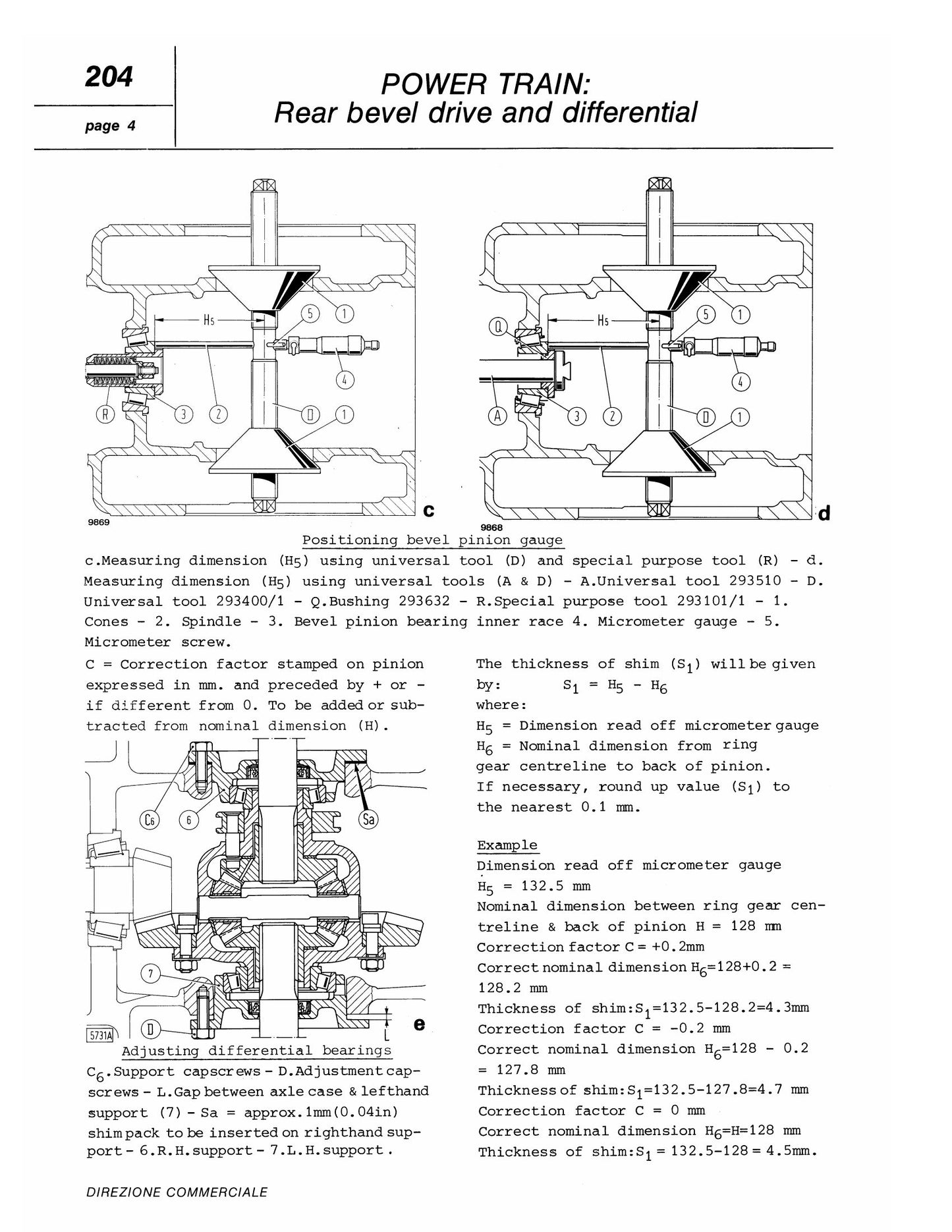Fiat 450 450 DT 450 Special Tractor Workshop Manual