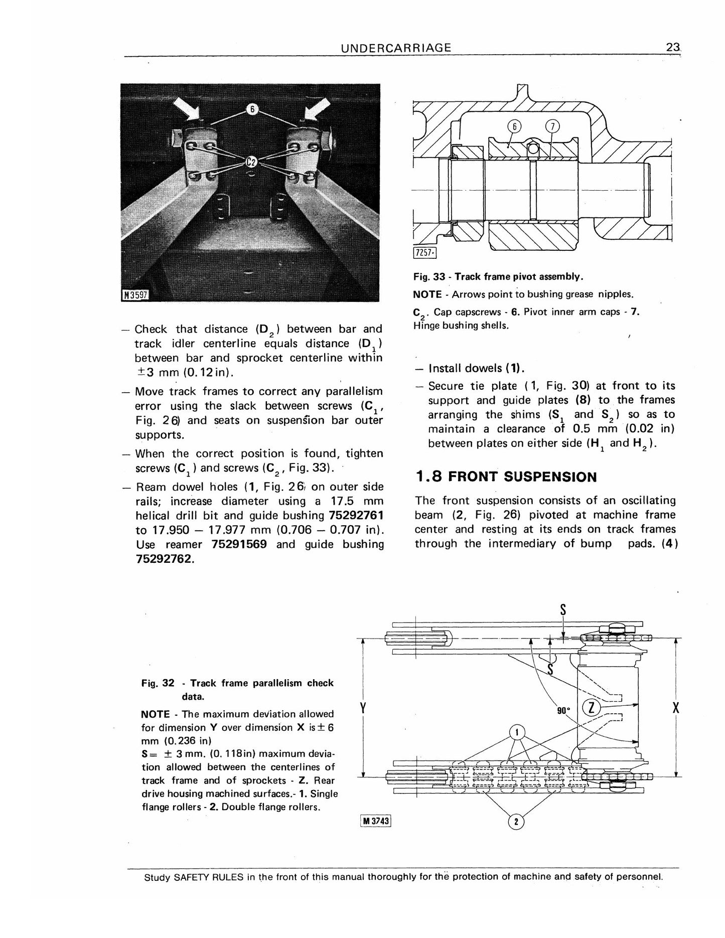 FIATALLIS 10-C Bulldozer Factory Workshop Service Manual 604.06.181