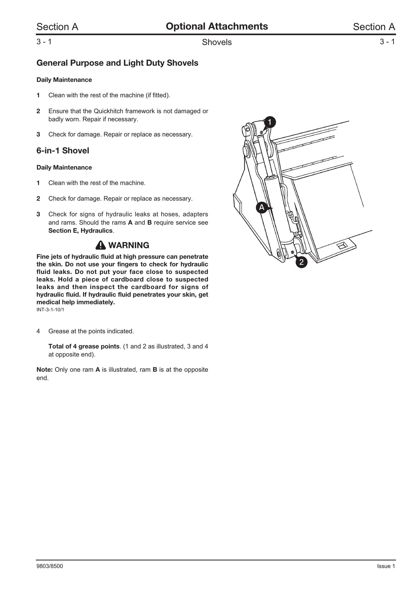 JCB ROBOT 150 165 Skid Steer Loader Factory Workshop Service Manual 9803/8500