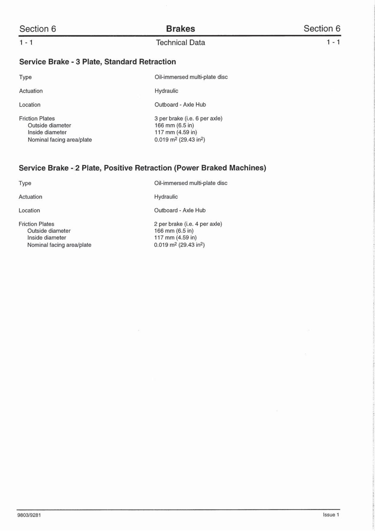 JCB PD 40 Axles Factory Workshop Service Manual 9803/9281