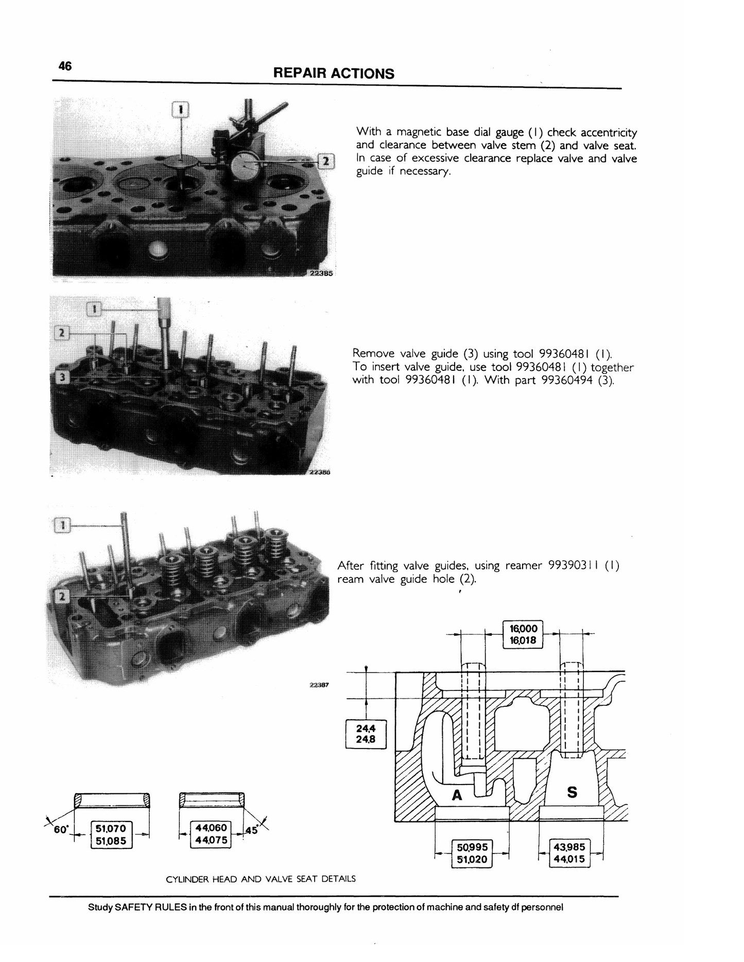 FIATALLIS 8465 Engine Factory Workshop Service Manual 604.06.543