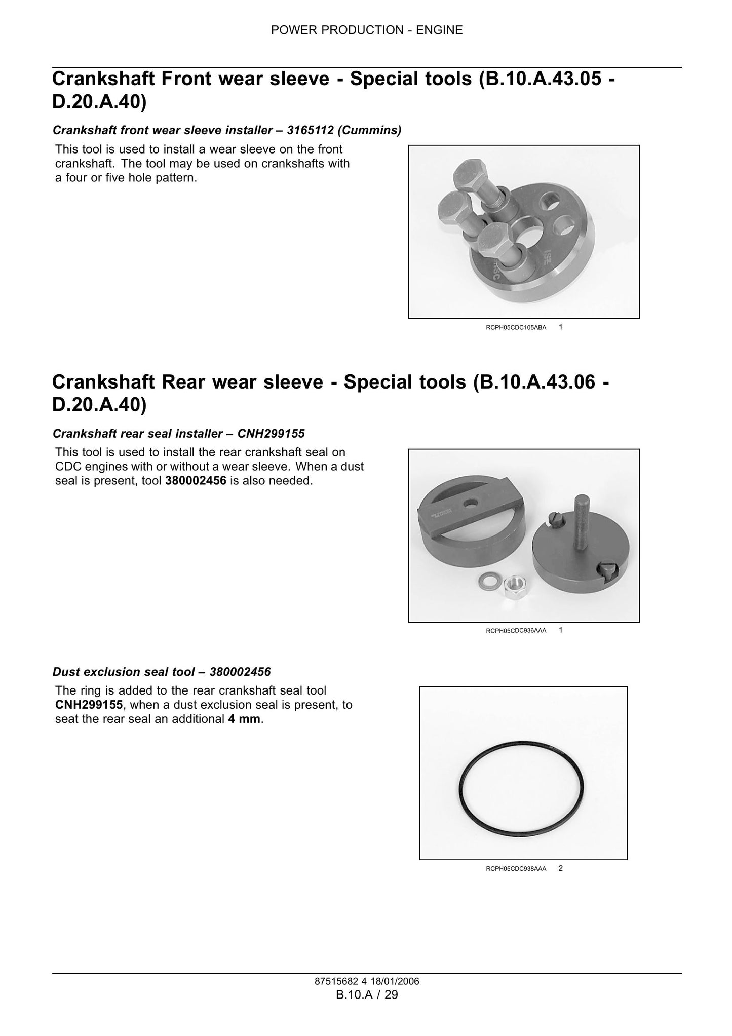 New Holland TG215 TG245 TG275 TG305 TJ280 TJ330 Tractor Engine Factory Workshop Repair Manual 87515682
