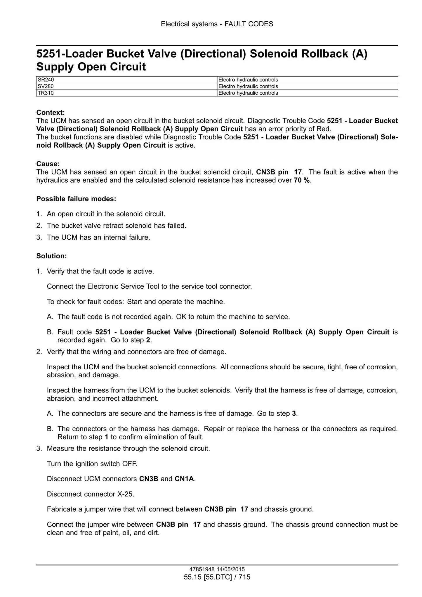 CASE SR210 SR240 SV280 TR270 TR310 Skid Steer Loader Factory Workshop Service Manual 47884041