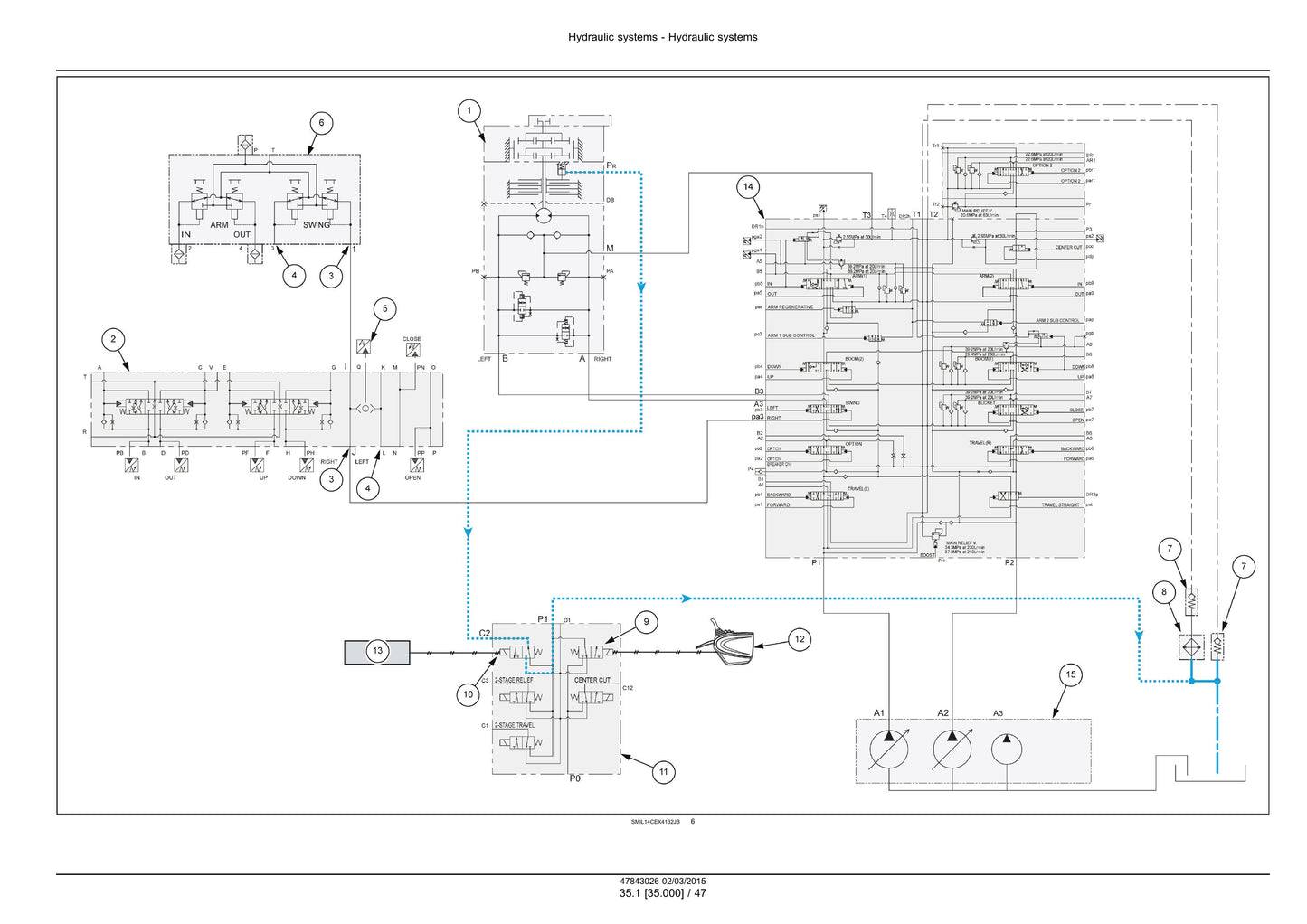 CASE CX350D Crawler Excavator Factory Workshop Service Manual 47869925