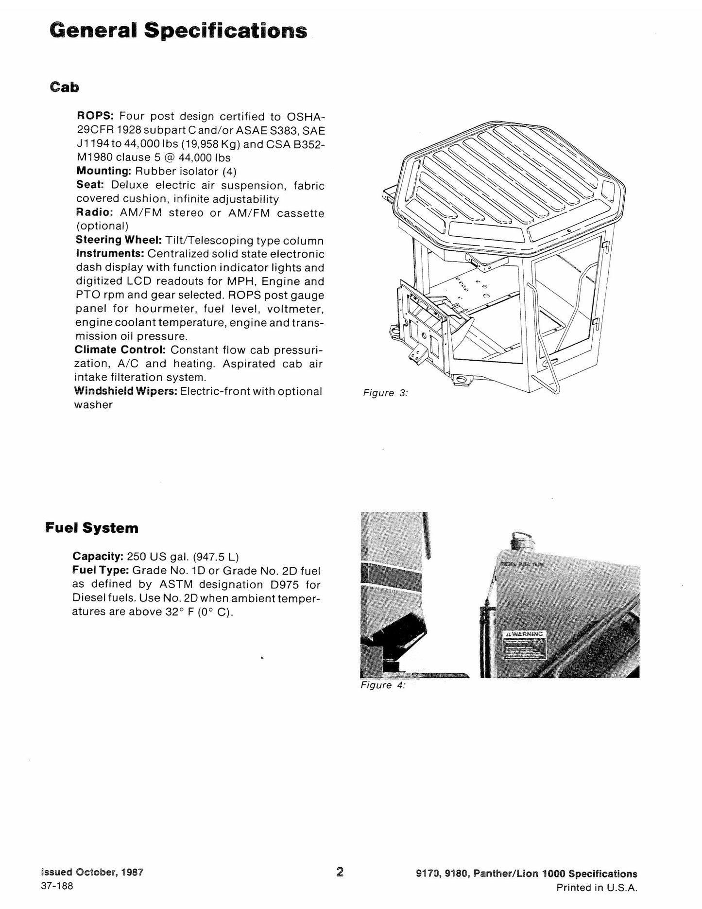 CASE 9110 9130 9150 9170 9180 Puma Panther Lion Bearcat Wildcat Tractor Factory Workshop Service Manual Rac-8-91571