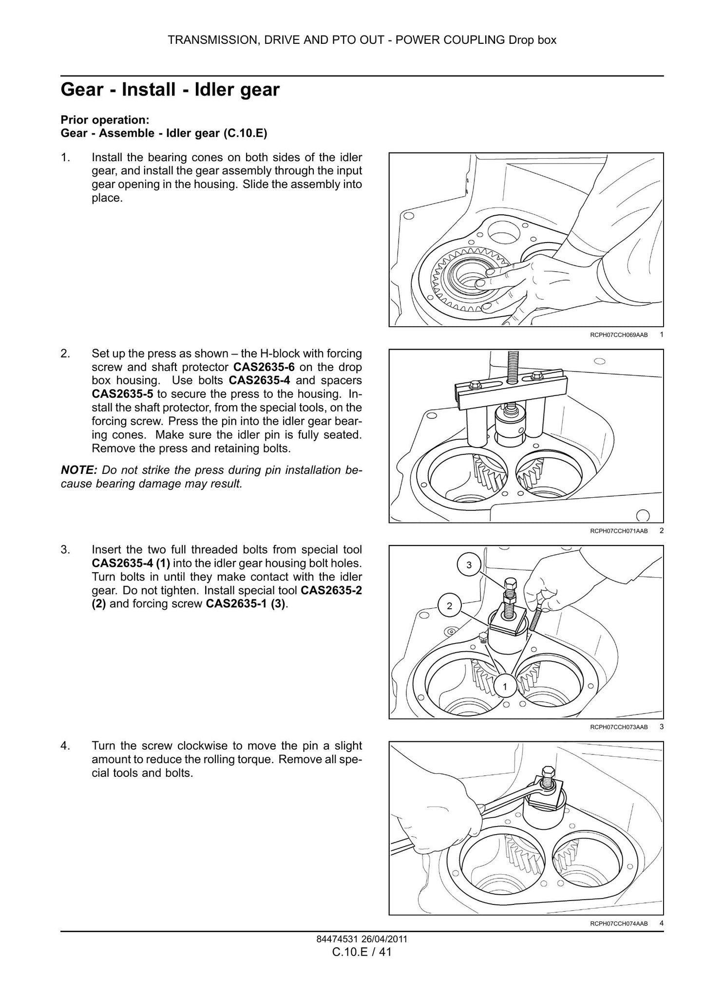 CASE MAGNUM 235 MAGNUM 260 MAGNUM 290 MAGNUM 315 MAGNUM 340 Tractor Factory Workshop Service Manual 84494804