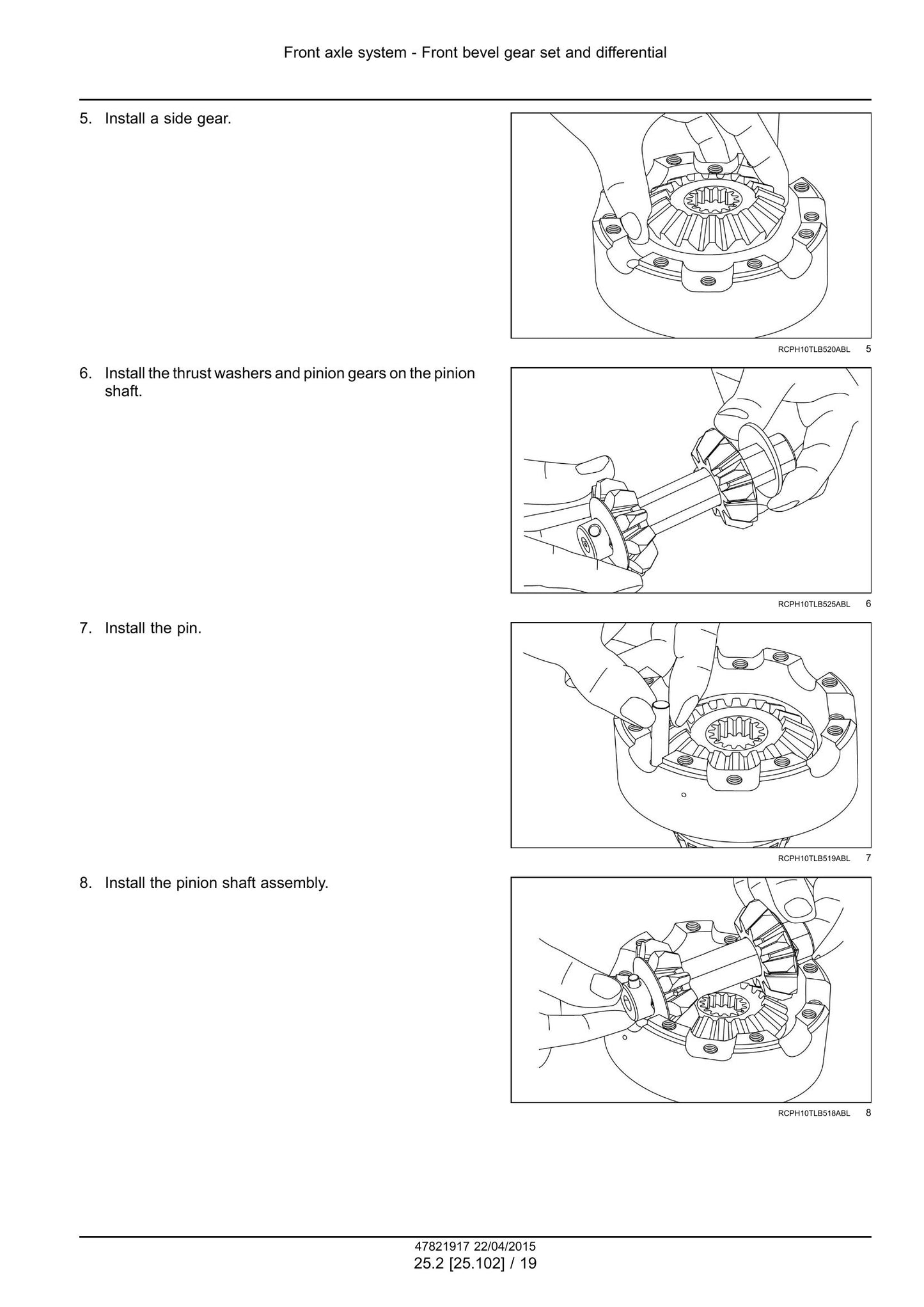 CASE 570N EP Tractor Loader Factory Workshop Service Manual 47881780