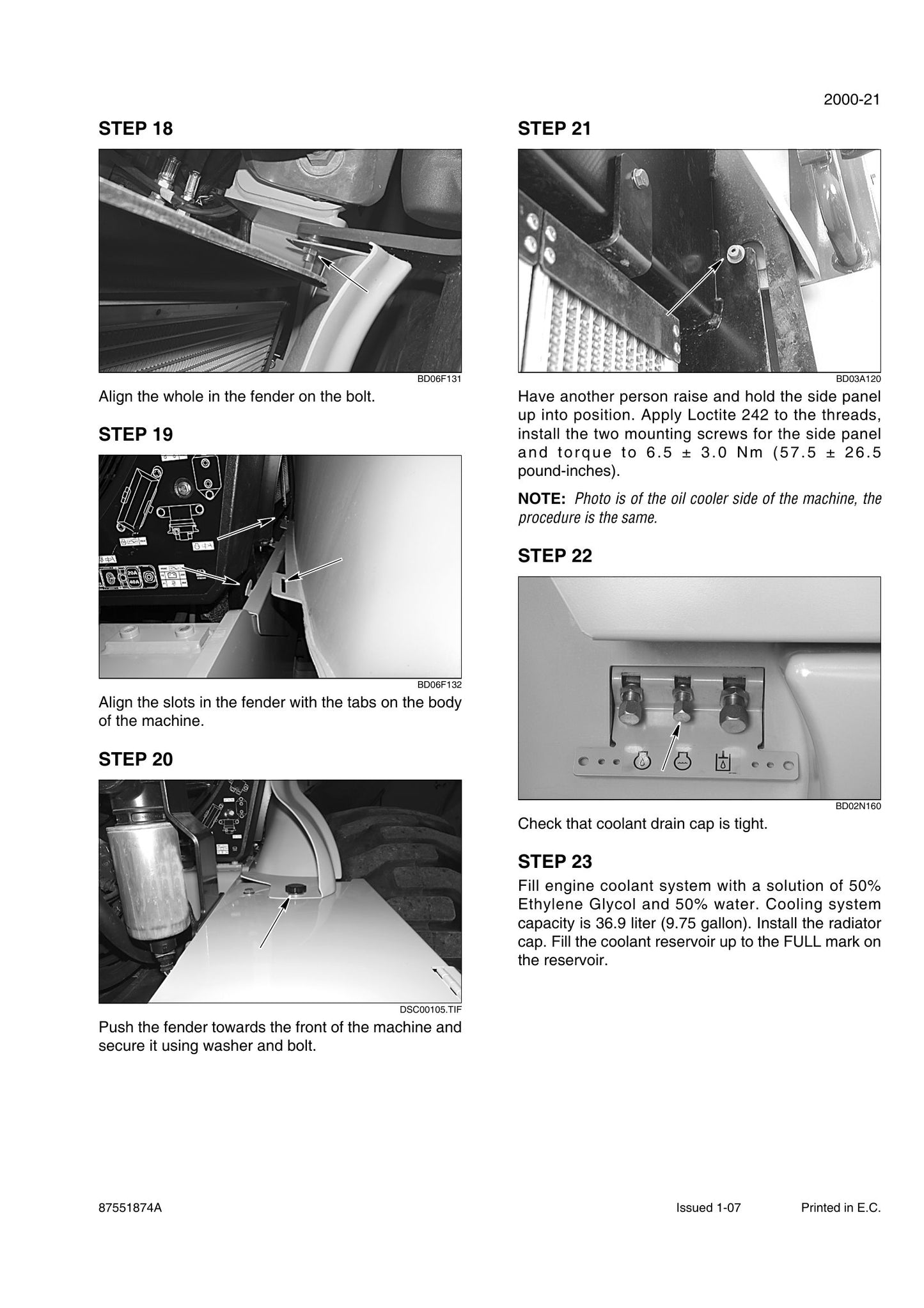 CASE 721E Wheel Loader Workshop Manual 87551874