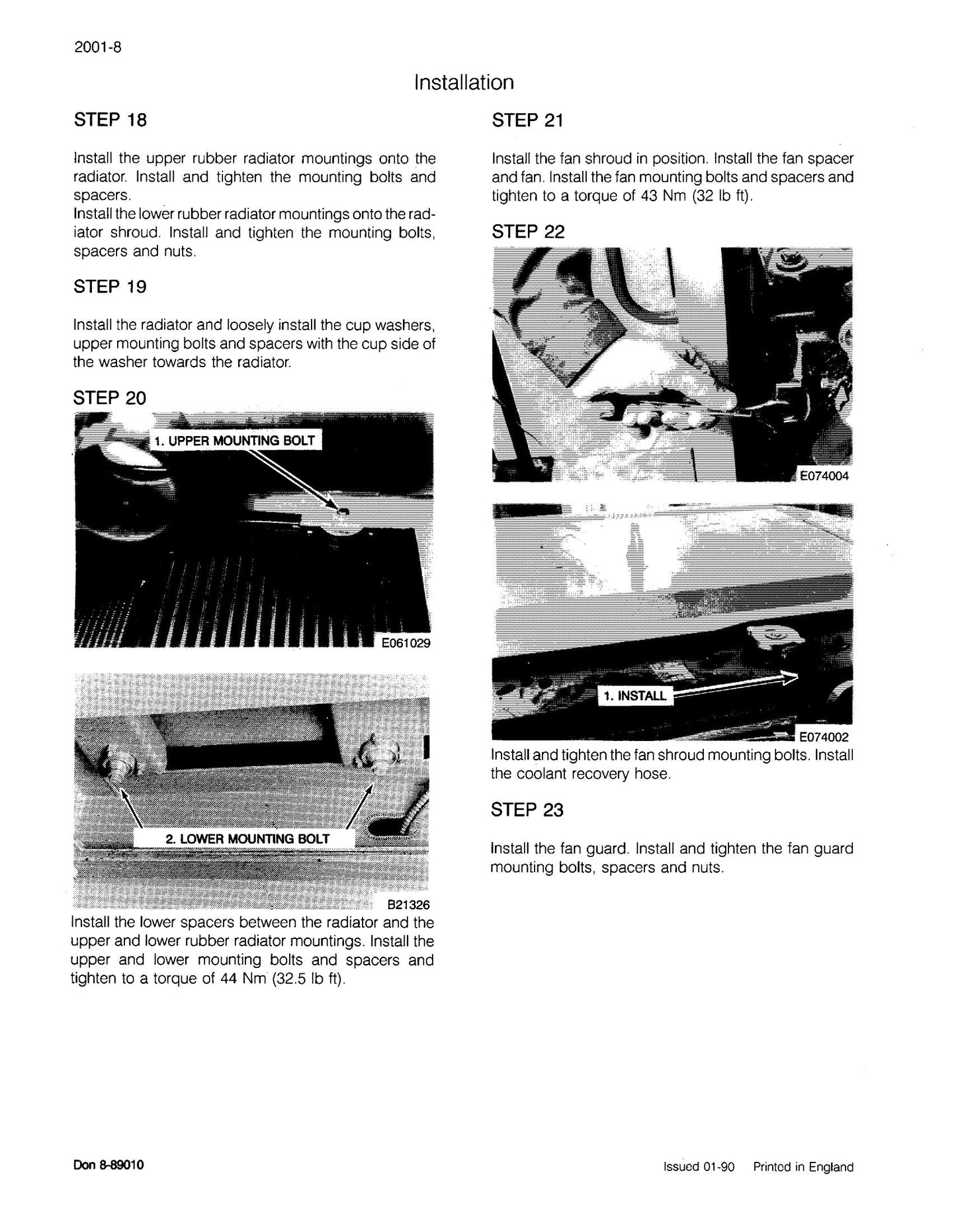CASE 688C Crawler Excavator Factory Workshop Parts Catalog Lep.8-88993