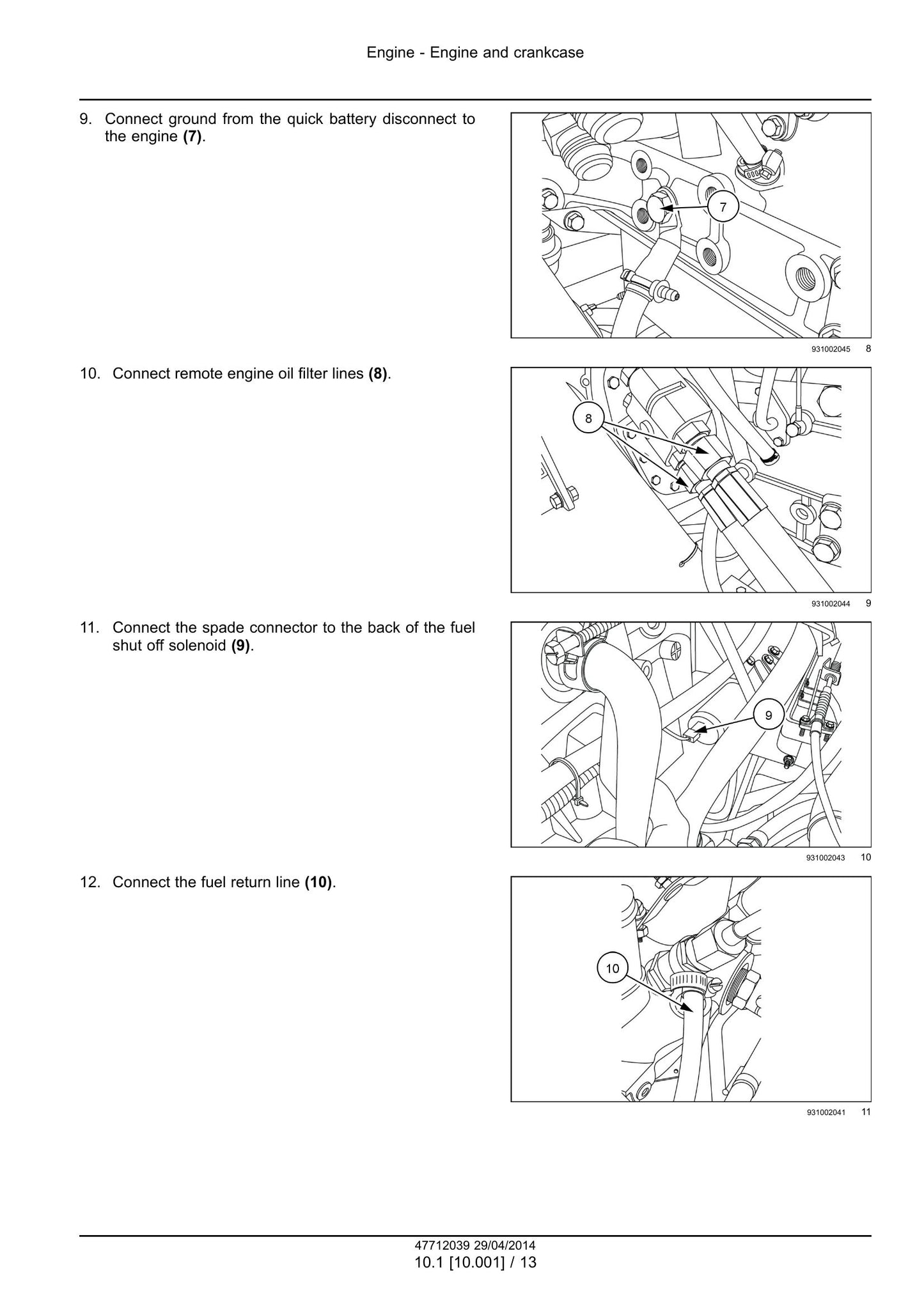CASE SR130 SR160 Skid Steer Loader Factory Workshop Service Manual 47712039
