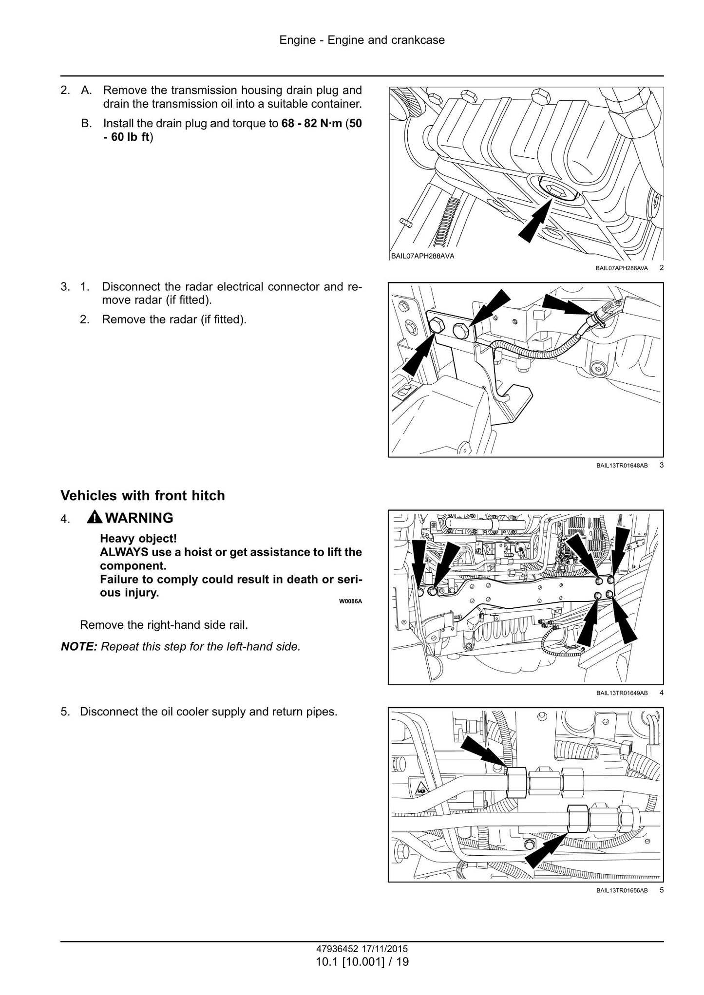 CASE Puma 185 200 220 185 CVT 200 CVT 220 CVT 240 CVT Tractor Factory Workshop Service Manual 47936452