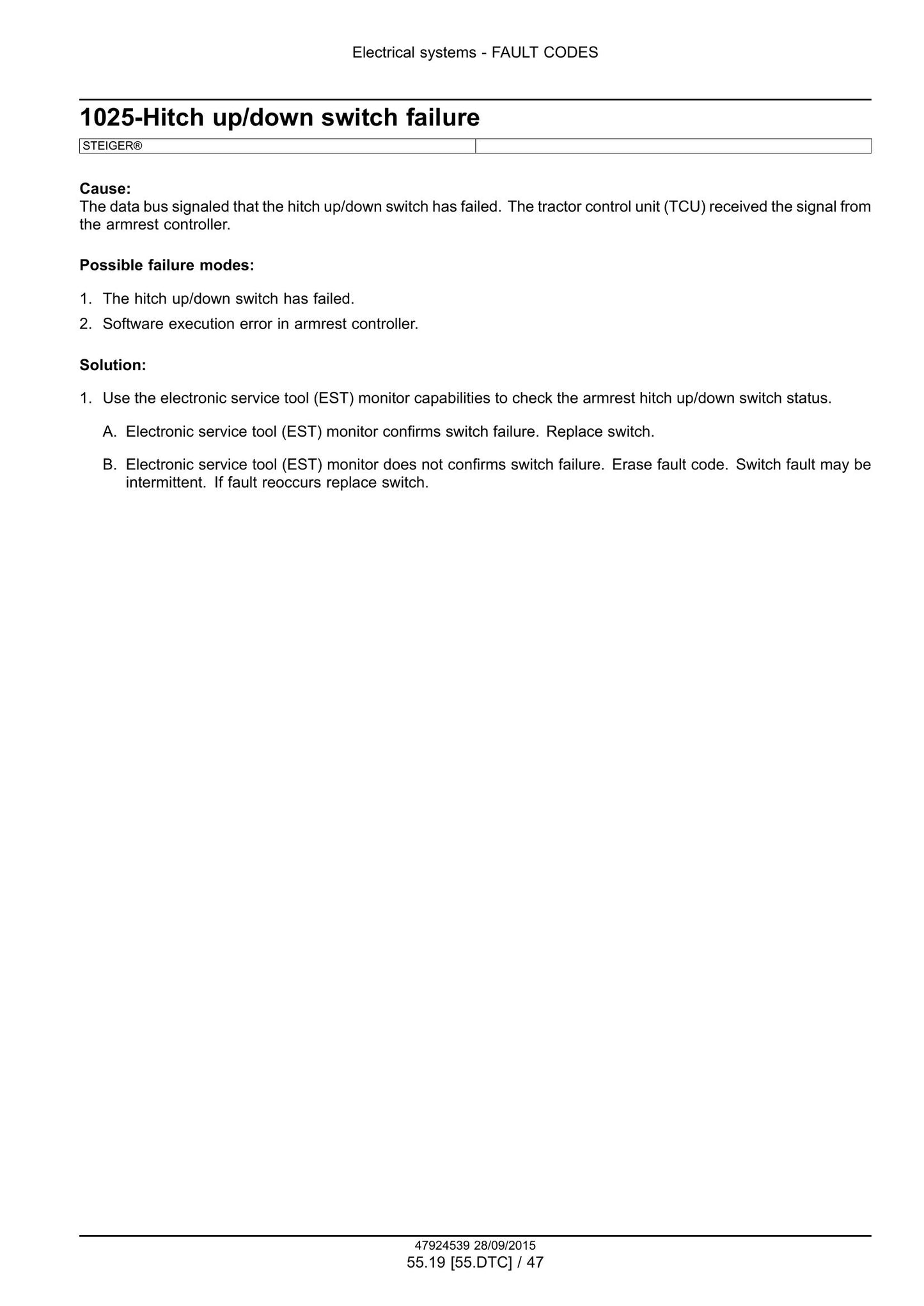 CASE Rowtrac 370 420 470 500 Steiger 370 420 470 500 540 580 620 Quadtrac 470 500 540 580 620 Tractor Factory Workshop Service Manual 47935526