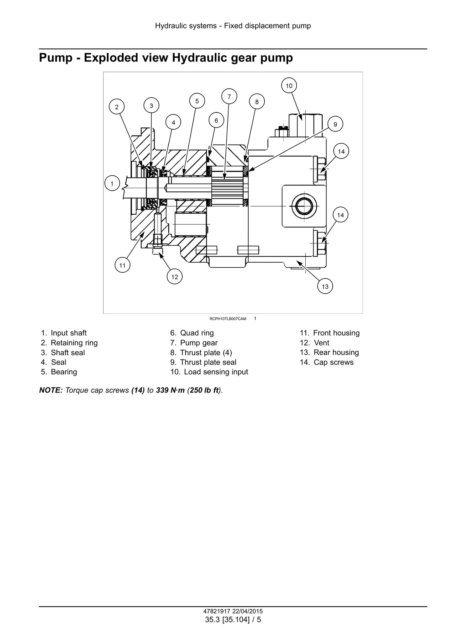 CASE 570N EP Tractor Loader Factory Workshop Service Manual 47881780