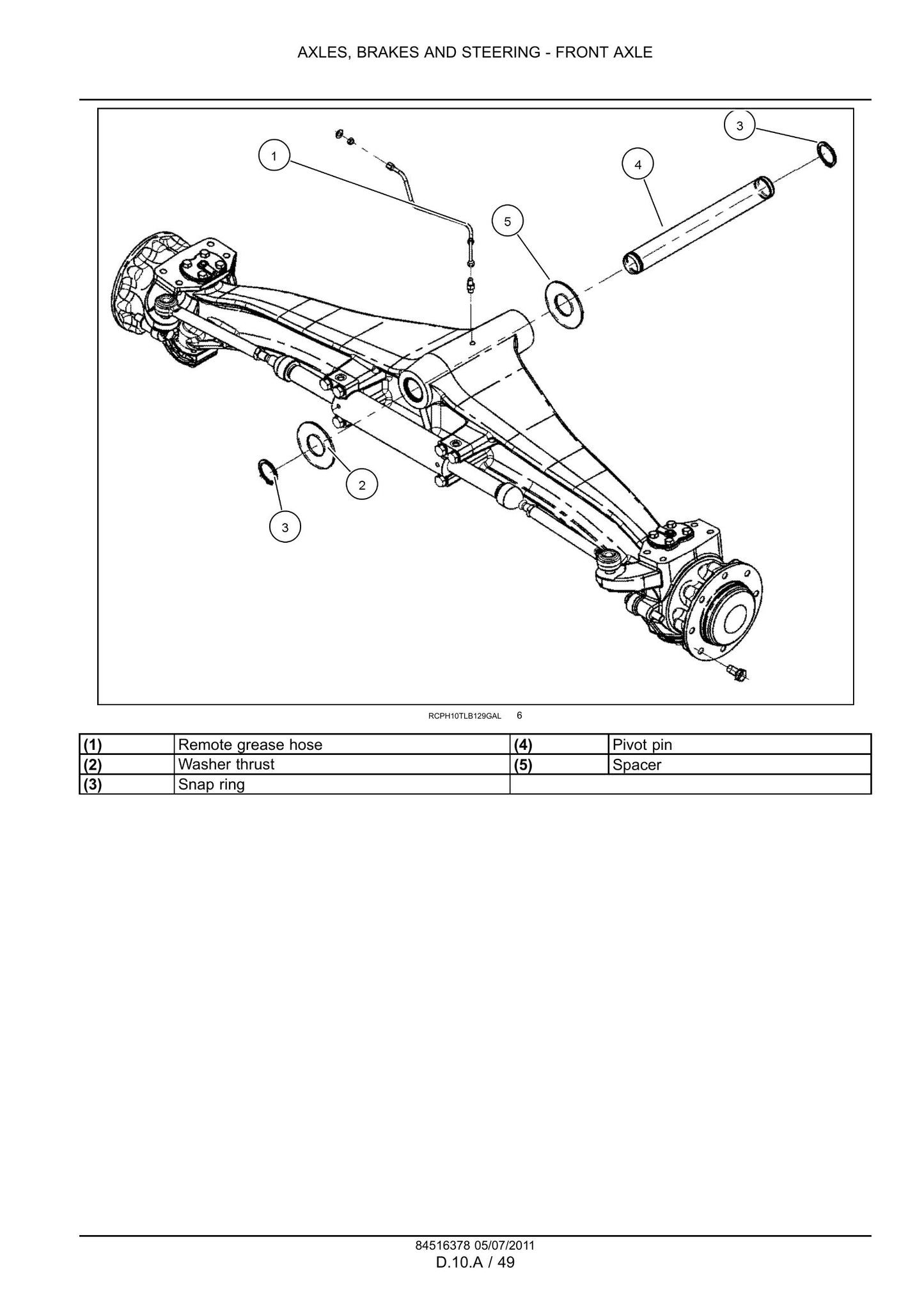 CASE 580N 580SN 580SN-WT 590SN Backhoe Loader Factory Workshop Service Manual 84540380