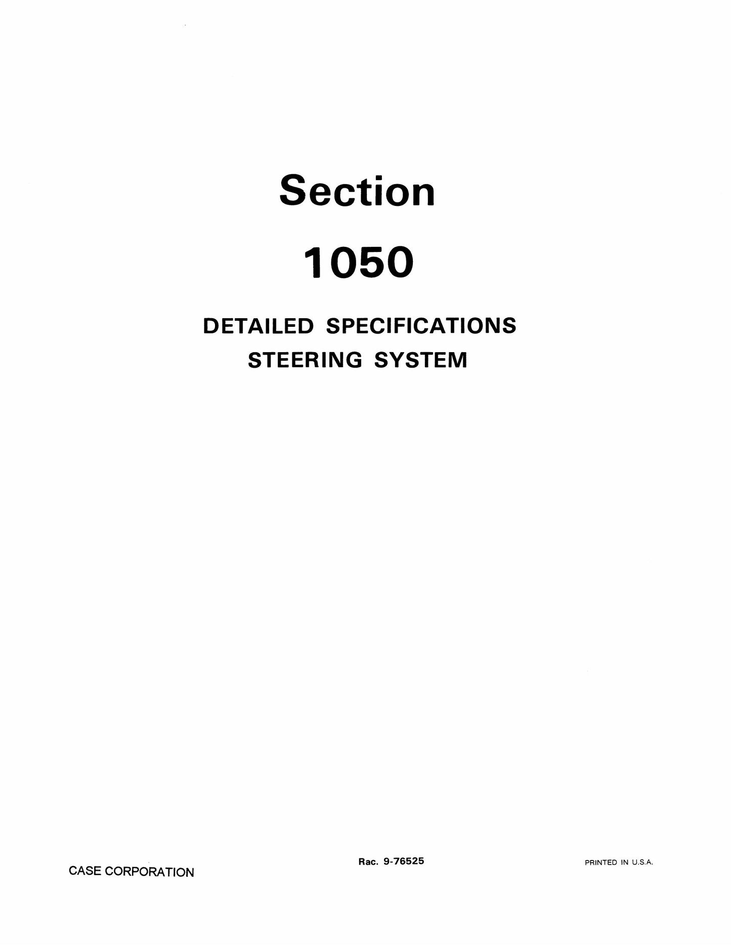 JI Case 1570 Tractor Factory Workshop Service Manual 9-79515