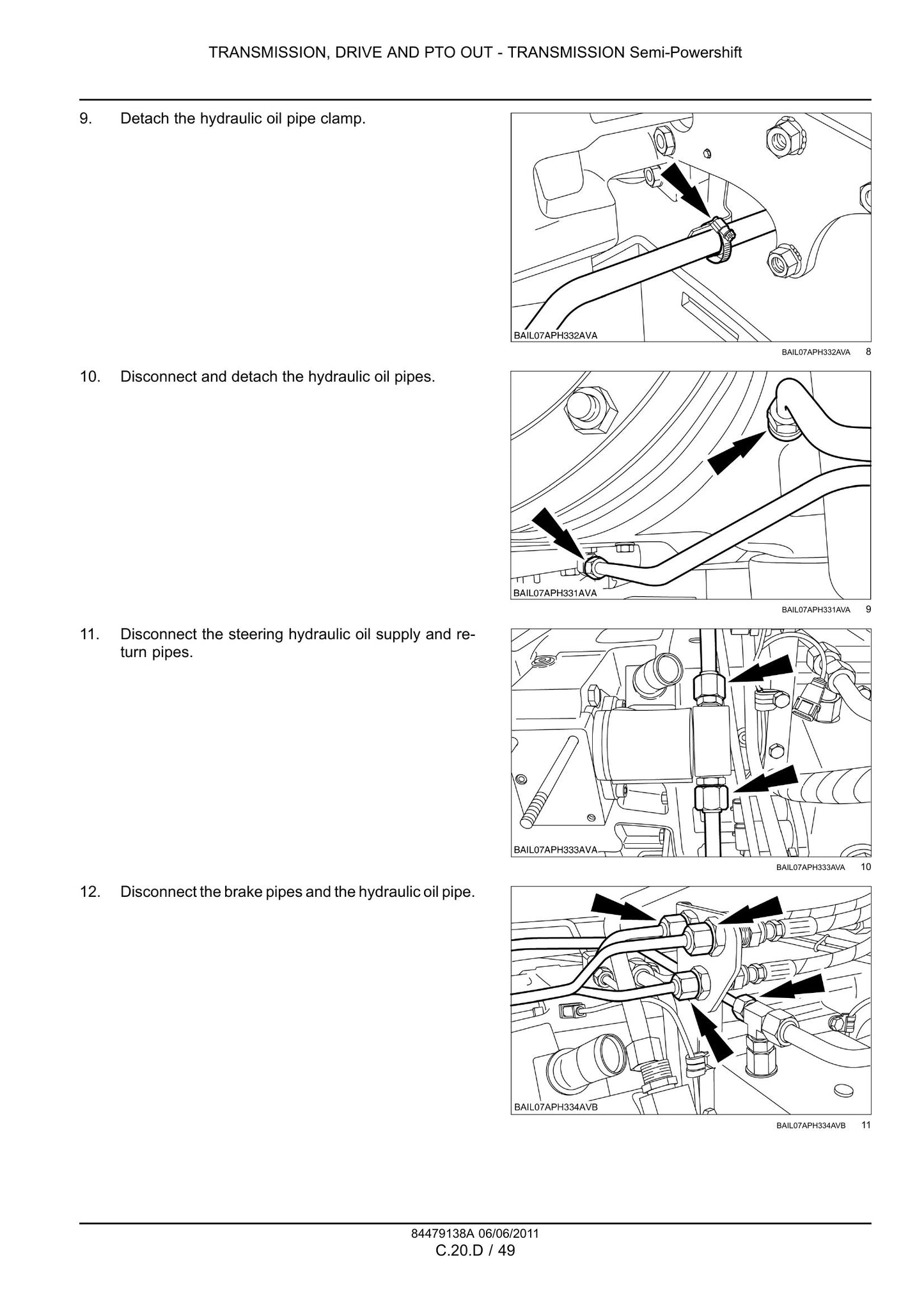 CASE PUMA 130 PUMA 130 CVT PUMA 145 PUMA 145 CVT PUMA 160 PUMA 160 CVT Tractor Factory Workshop Service Manual 84548749