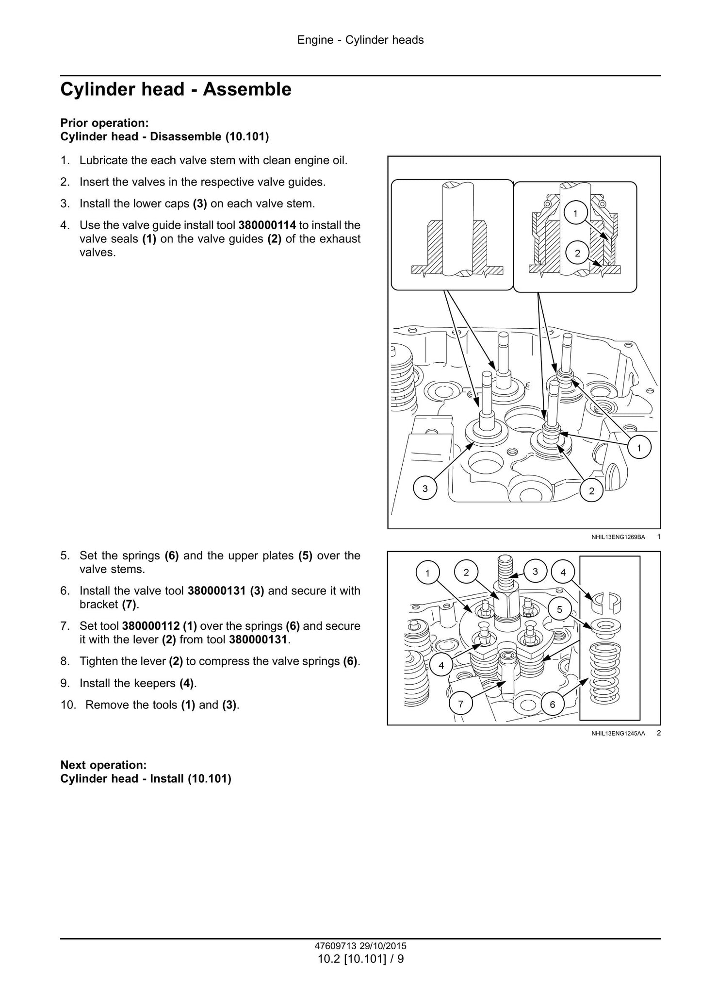 CNH Industrial Cursor 16 SST Engine Factory Workshop Service Manual 47609713