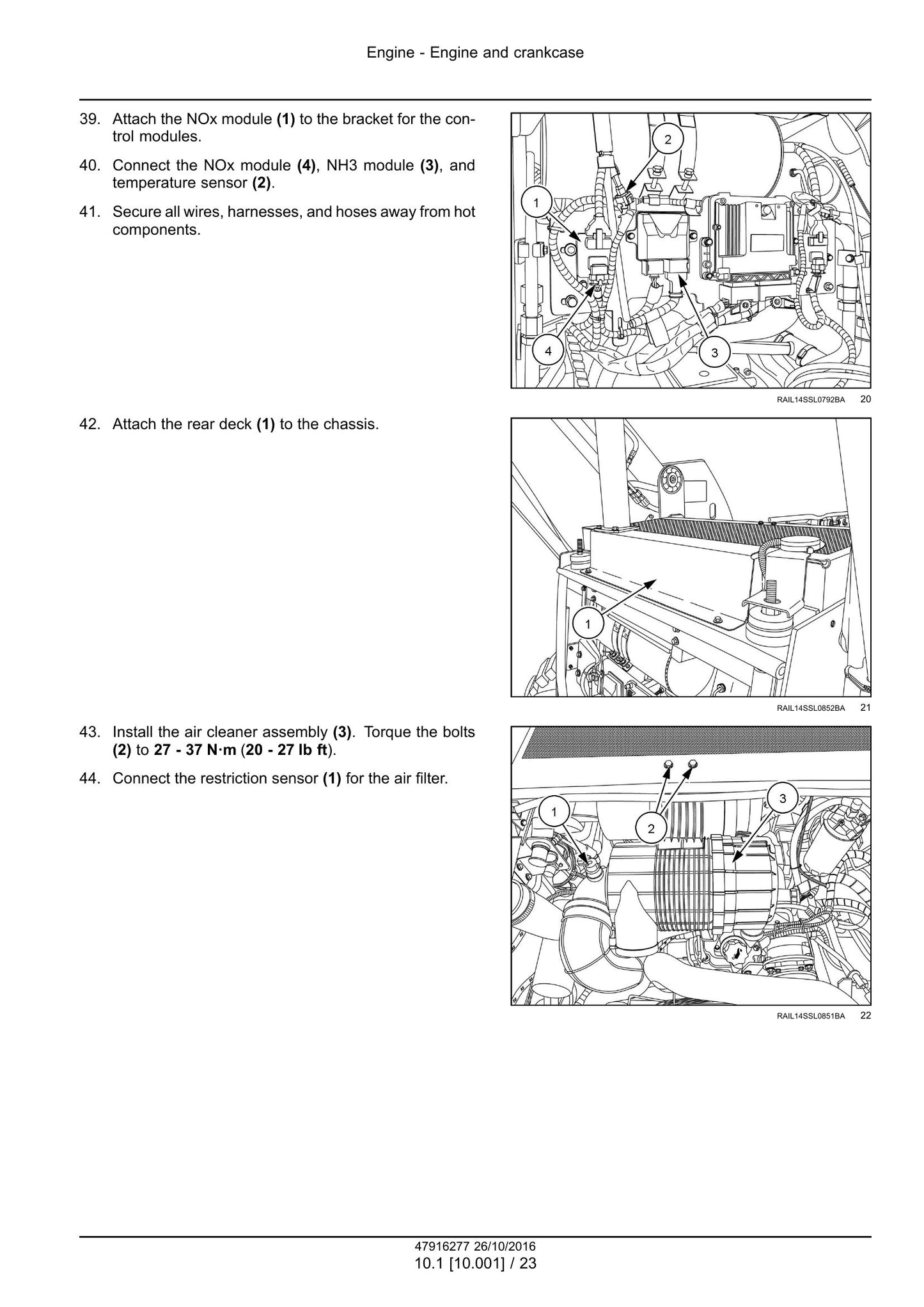 CASE SR270 SV340 TR340 TV380 Skid Steer Loader Factory Workshop Service Manual 48076799