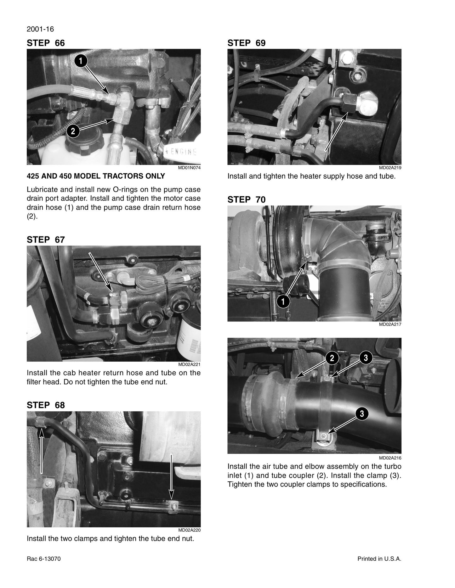 CASE STX275 STX325 STX375 STX425 STX450 STX500 Steiger Tractor Factory Workshop Repair Manual 6-14443