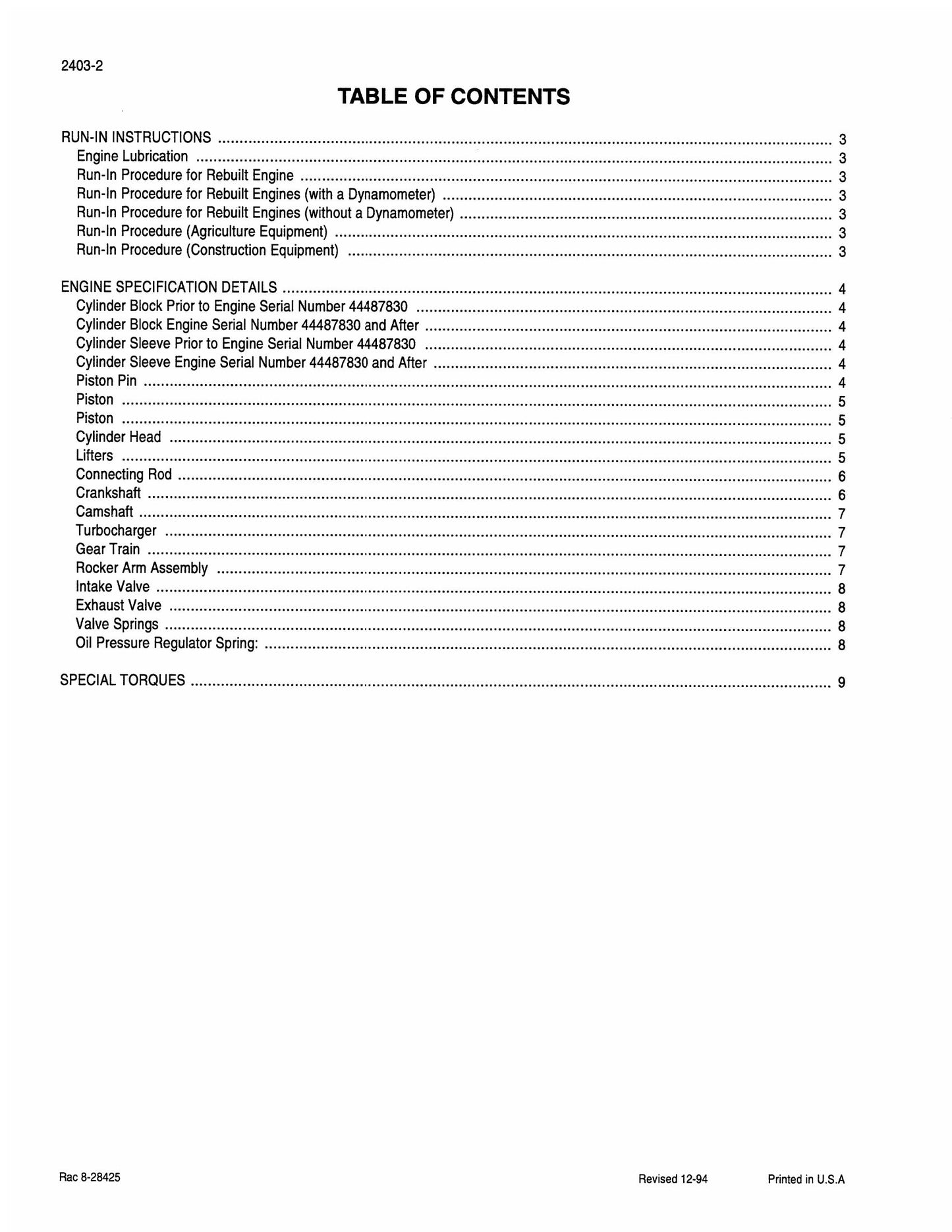 CASE 9310 9330 Tractor Factory Workshop Service Manual 8-83352