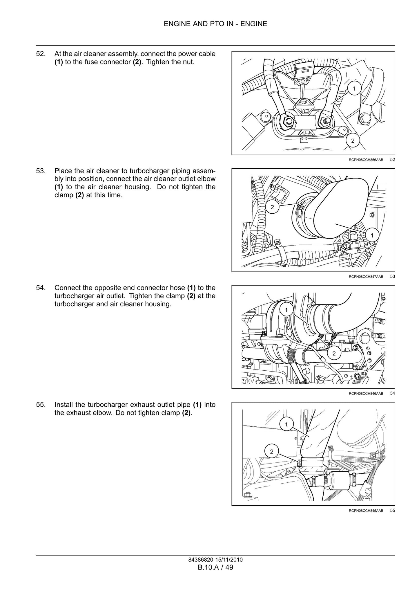 CASE MAGNUM 180 MAGNUM 190 MAGNUM 210 MAGNUM 225 Tractor Factory Workshop Service Manual 84386820