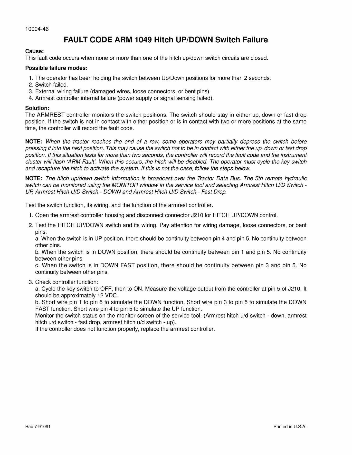 CASE STX275 STX325 STX375 STX425 STX450 Steiger Tractors Factory Workshop Service Manual 6-14540