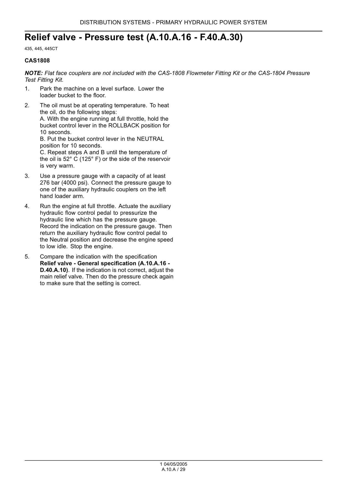 CASE 435 445 445CT Skid Steer Loader Factory Workshop Repair Manual 6-75491SL