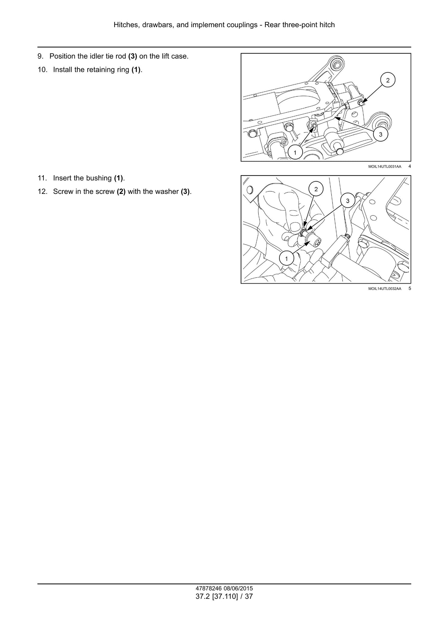 CASE Farmall 90C Farmall 100C Farmall 110C Farmall 120C Tractor Factory Workshop Service Manual 47899706