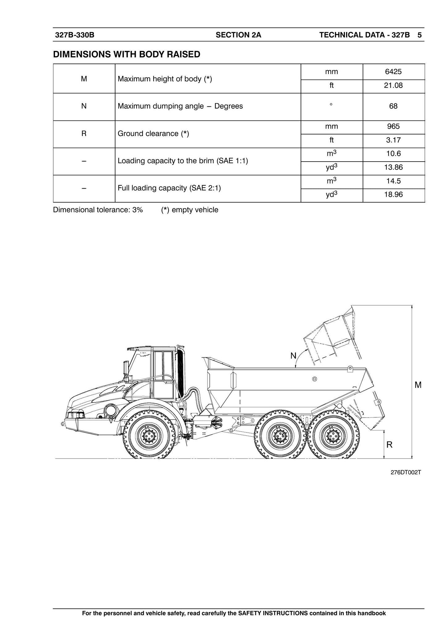 CASE 327B 330B Articulated Truck Factory Workshop Service Manual 84187913