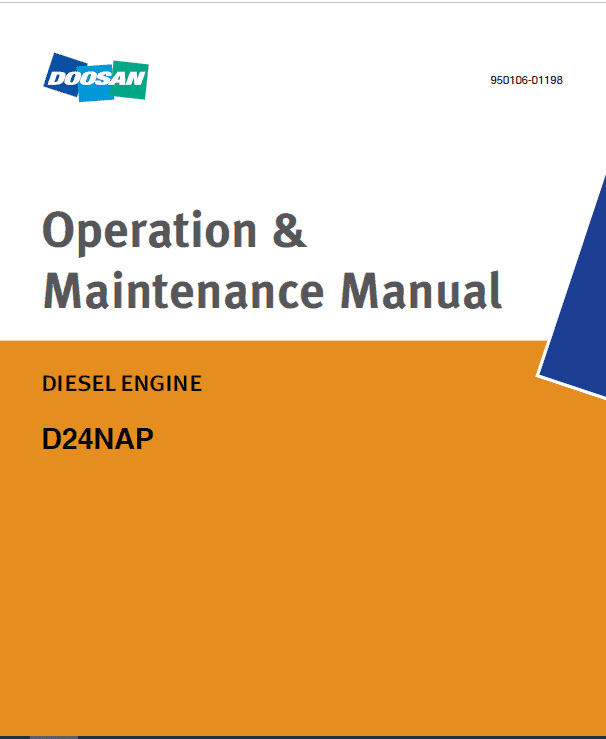 Daewoo D24NAP Engine Operation and Maintenance Manual Workshop Guide