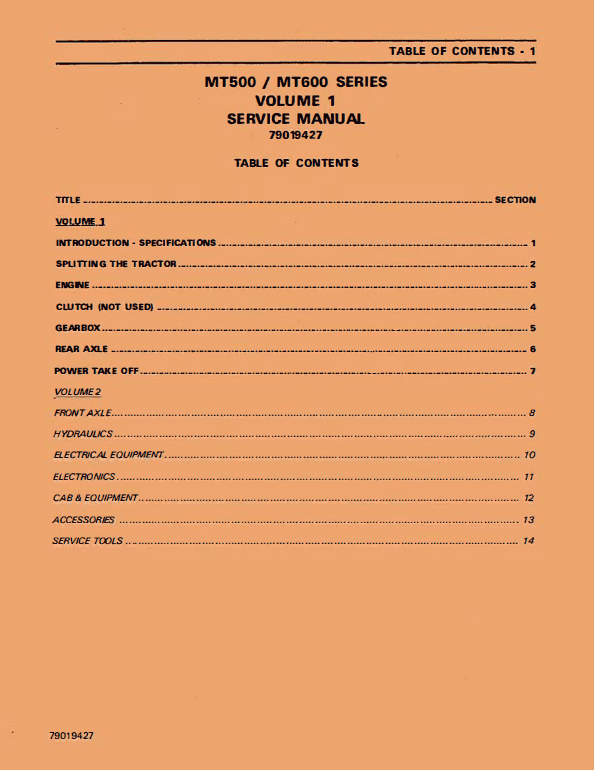 Challenger MT635, MT645, MT655, MT665 Tractor Workshop Manual Workshop Guide