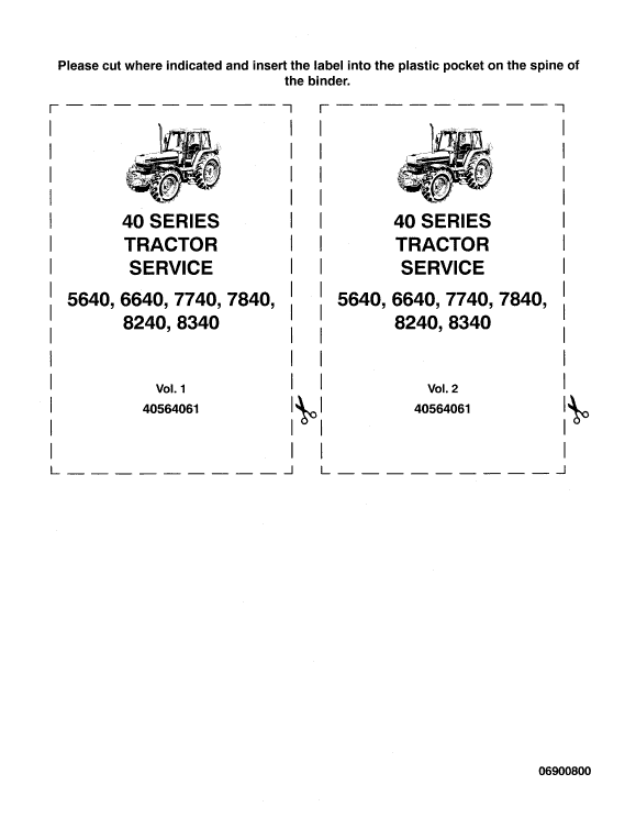 Ford 5640, 6640, 7740 Tractor Service Manual Workshop Guide
