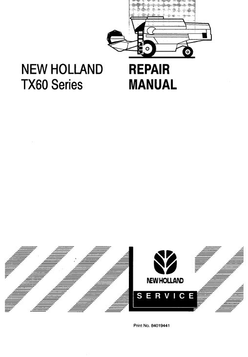 New Holland HW345, HW365 Self-Propelled Windrowers Service Manual Workshop Guide