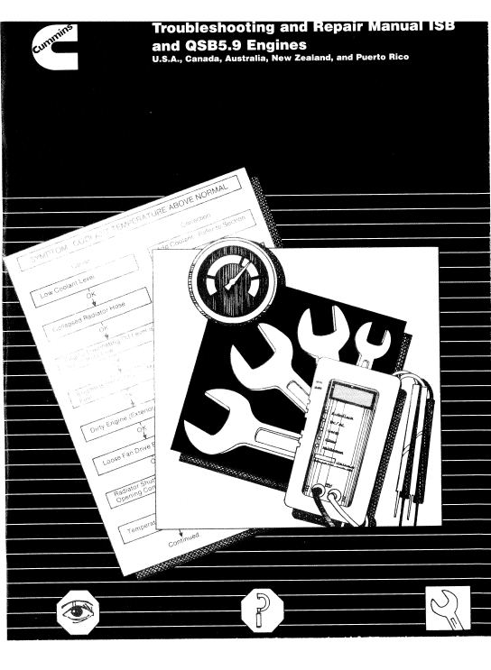Cummins ISB and QSB5.9 Engines Shop Service Manual Workshop Guide