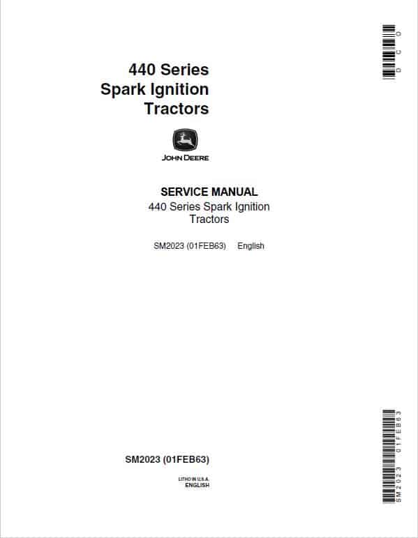 John Deere 440, 440 I, 440 IC, 440 ICD Crawler Dozer Tractor Repair Technical Manual Workshop Guide