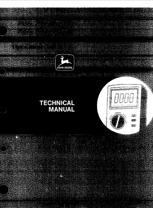 John Deere 2355, 2555, 2755, 2855, 2855N, 2955, 3155 Tractors Repair Manual Workshop Guide
