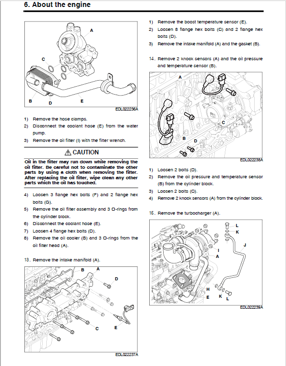 Daewoo D24NAP Engine Operation and Maintenance Manual Workshop Guide